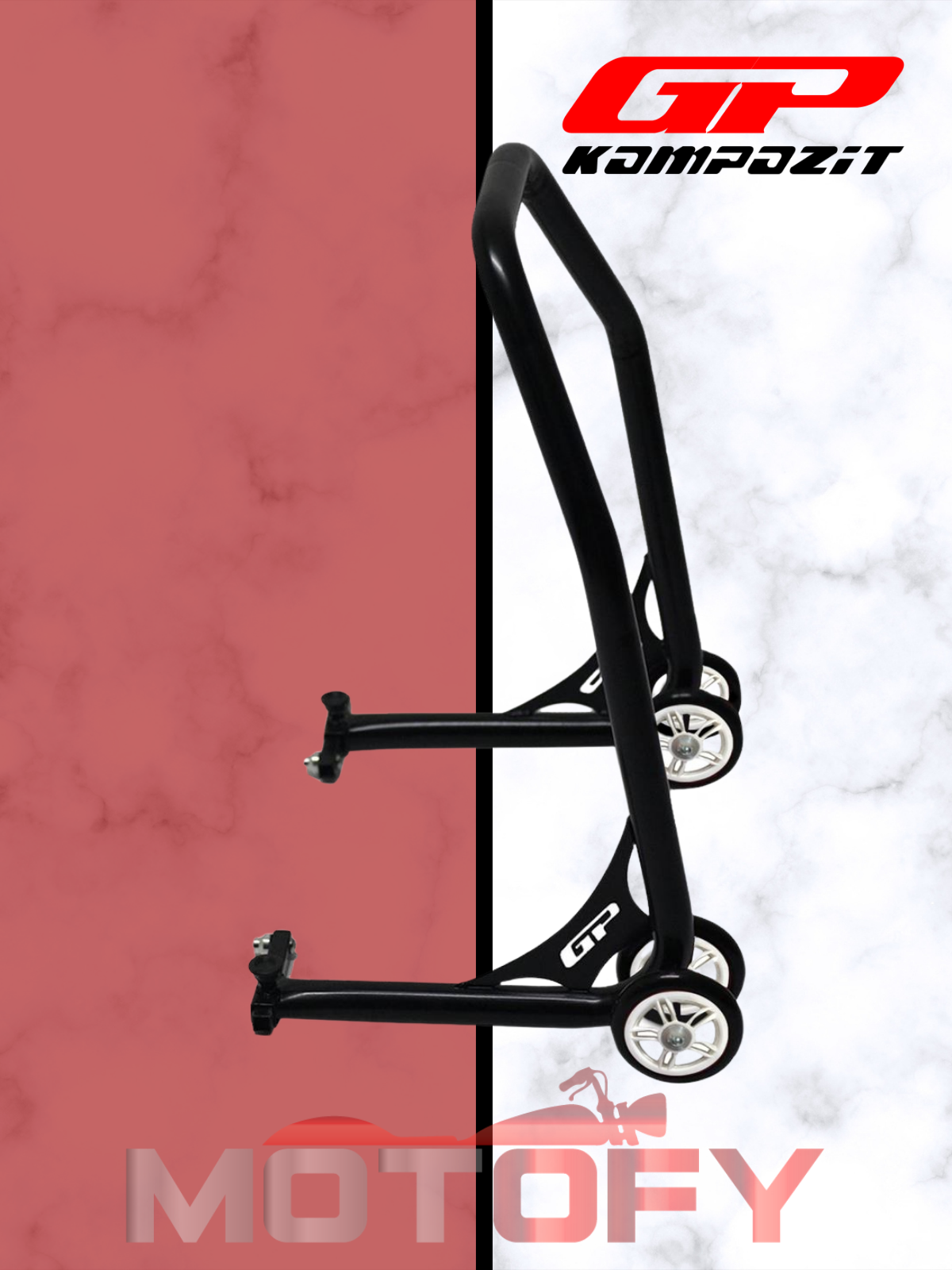 GP Kompozit Universal Ön Kaldırma Sehpası Siyah