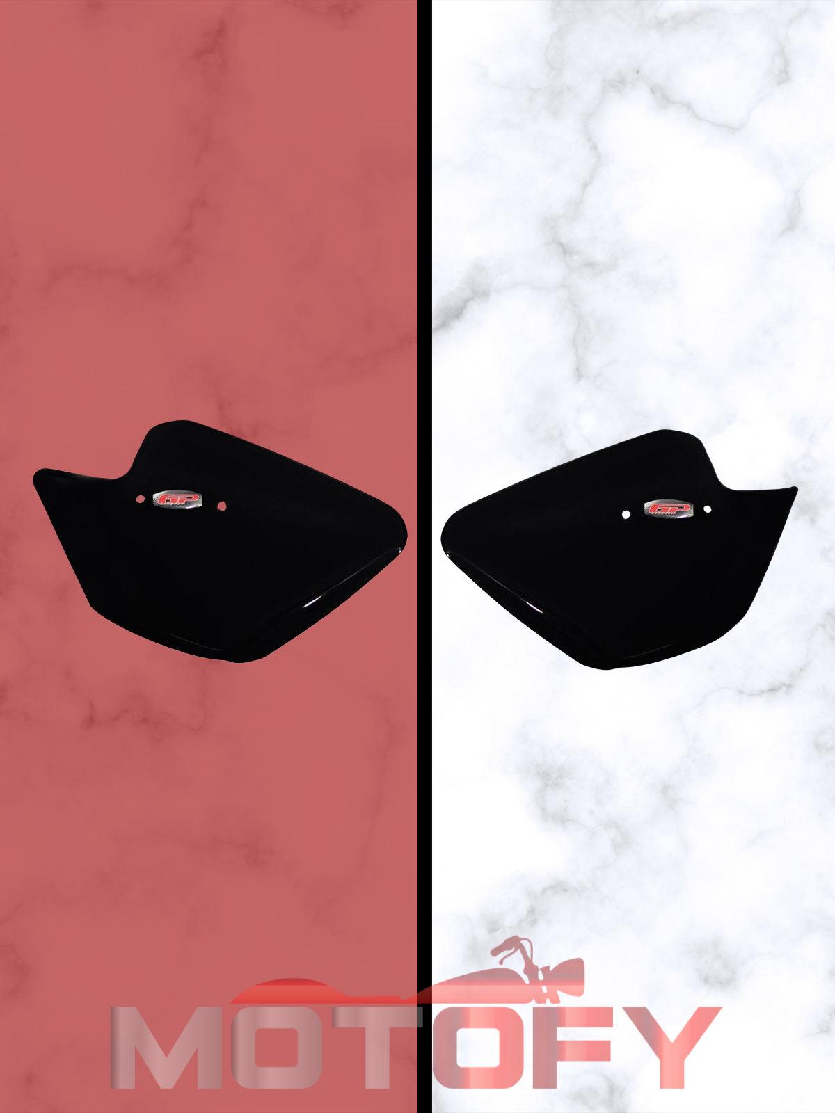 GP Kompozit Yamaha NMAX 125 / 155 2015-2022 Uyumlu Elcik Koruma Siyah