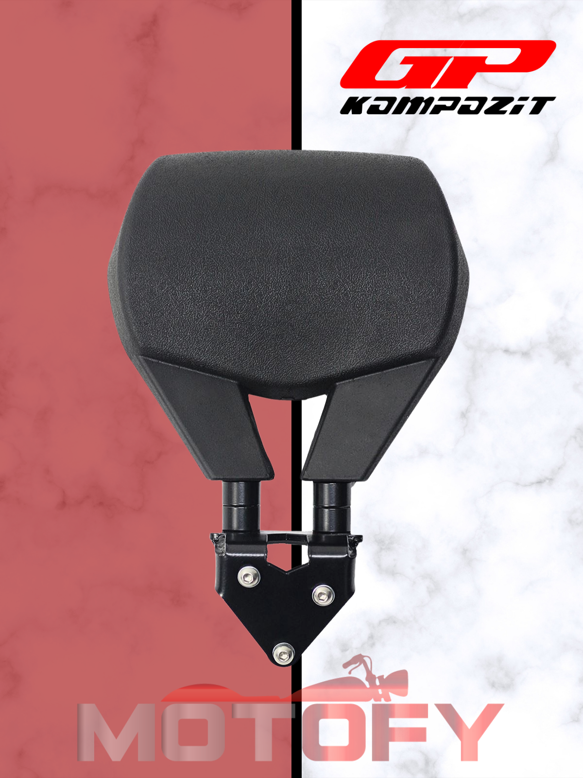 GP Kompozit Yamaha XMAX 2018-2022 Uyumlu Sissy Bar Siyah