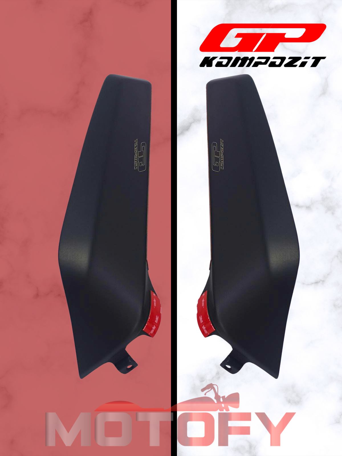 GP Kompozit Yamaha XMAX 250-400 2018-2022 Uyumlu Bacak Koruma Fiber