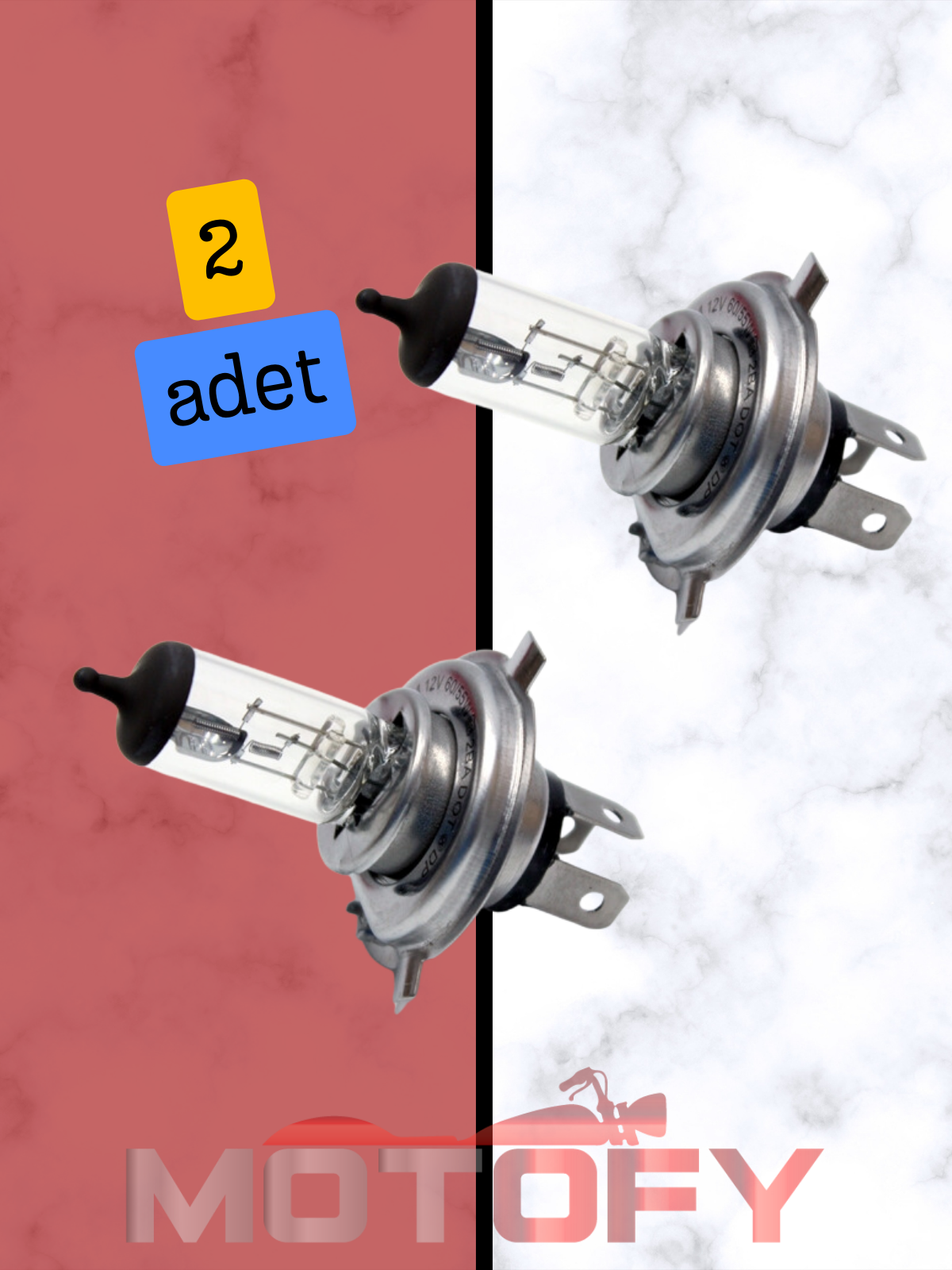 H4 FAR AMPÜLÜ 12V/55A (2 ADET)
