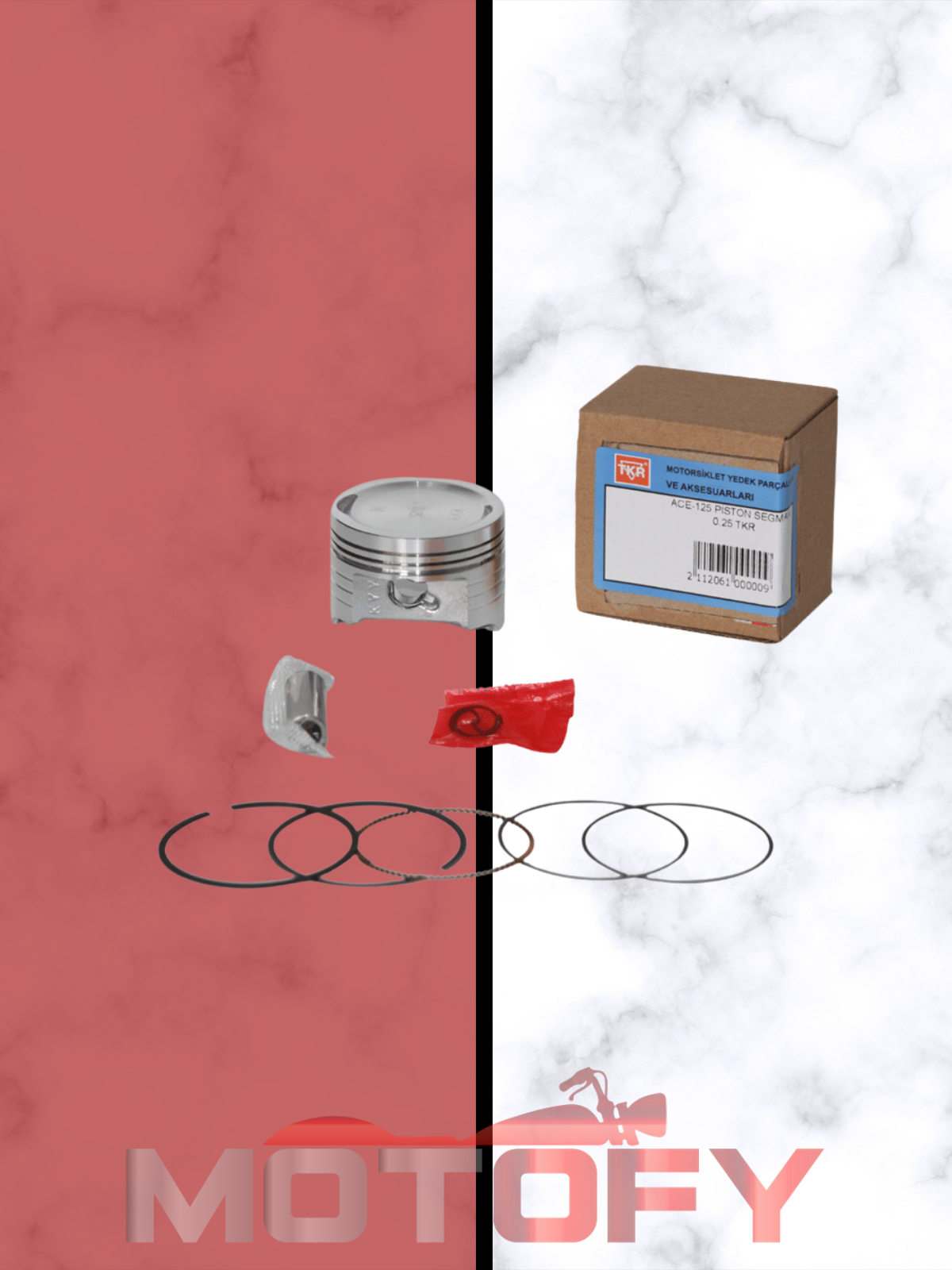 HONDA CB 125 ACE PİSTON SEGMAN 0.50 TKR