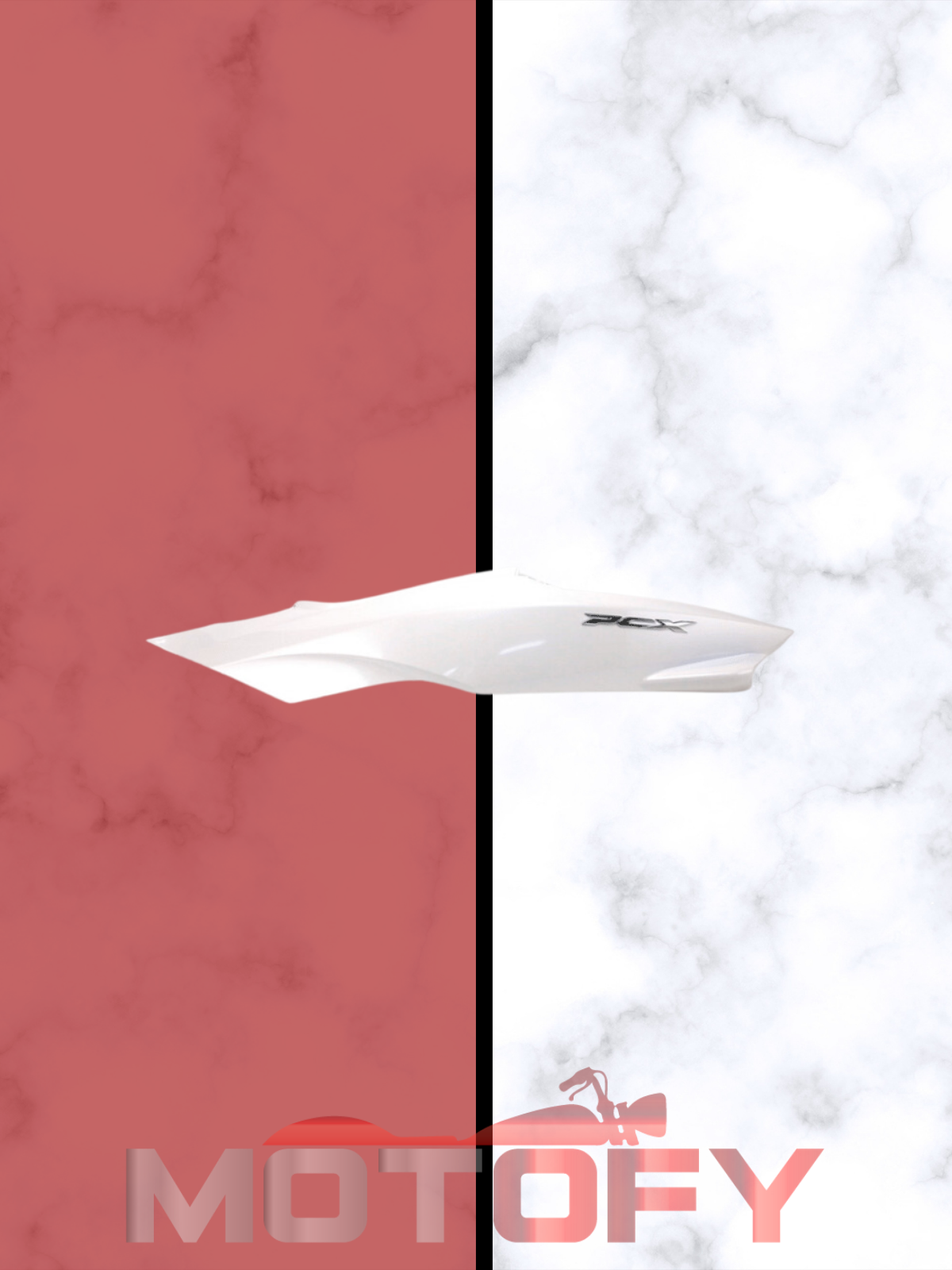 HONDA PCX 125 - 150 2014-2017 YAN KAPAK SELE ALTI GRENAJ SOL BEYAZ ORİJİNAL - 83650-K35-V00-ZC -