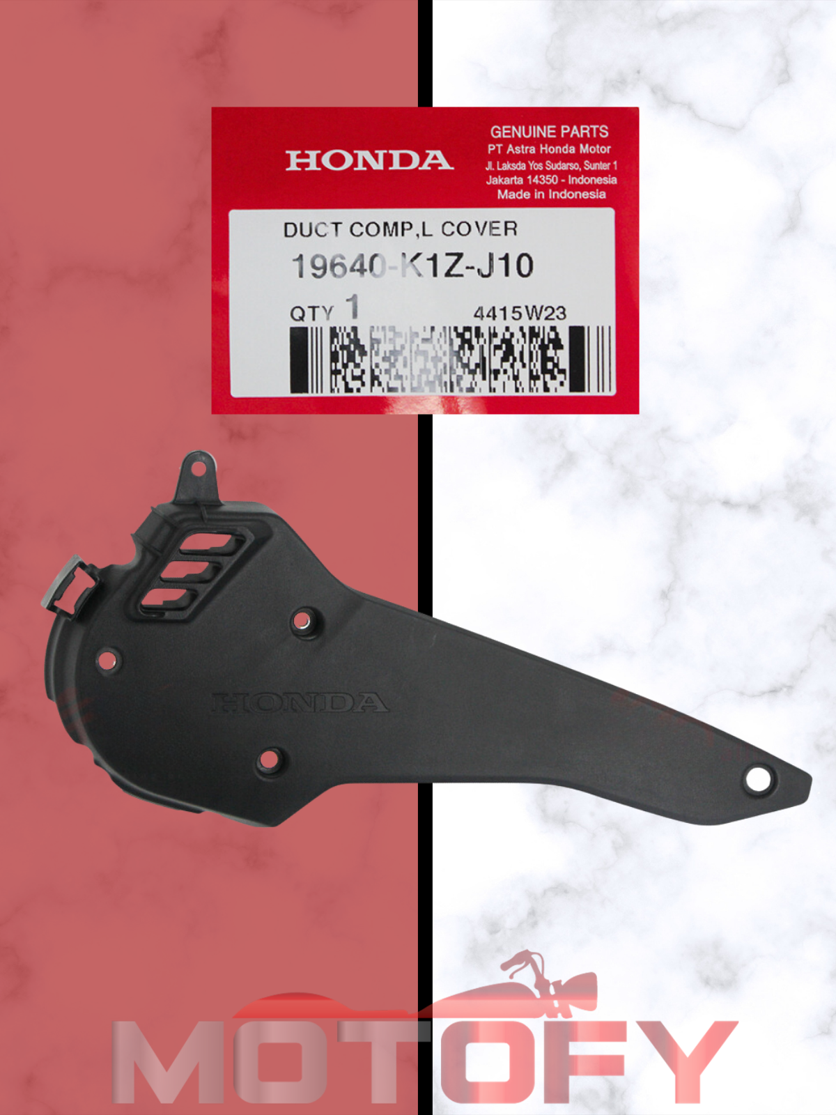 HONDA PCX 125 2021 2024 DEBRİYAJ KAPAĞI ÜST PLASTİĞİ ORİJİNAL -19640-K1Z-J10 