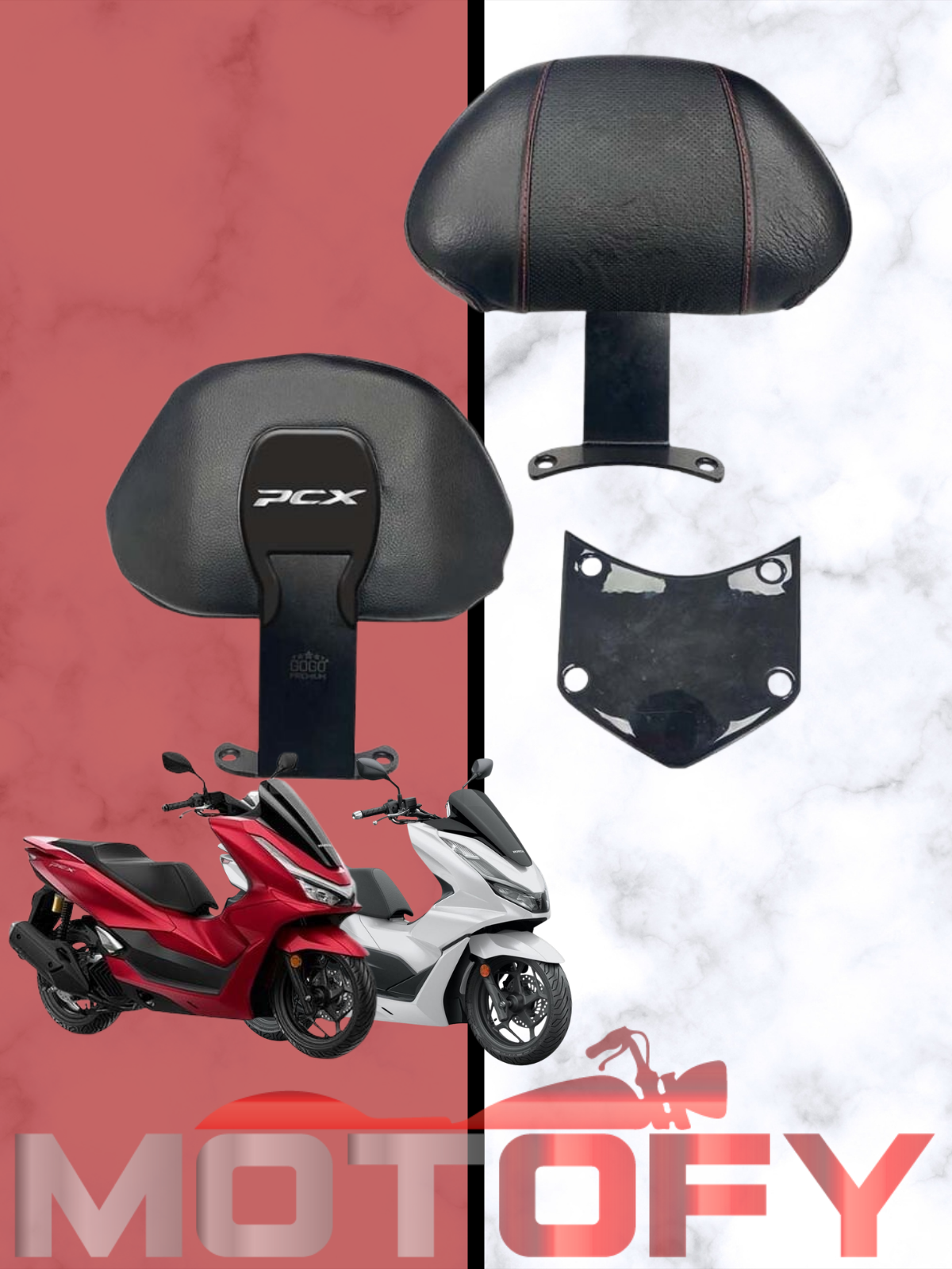 HONDA PCX 125 2021 - 2026 UYUMLU SİSSY BAR - SIRT DAYAMA