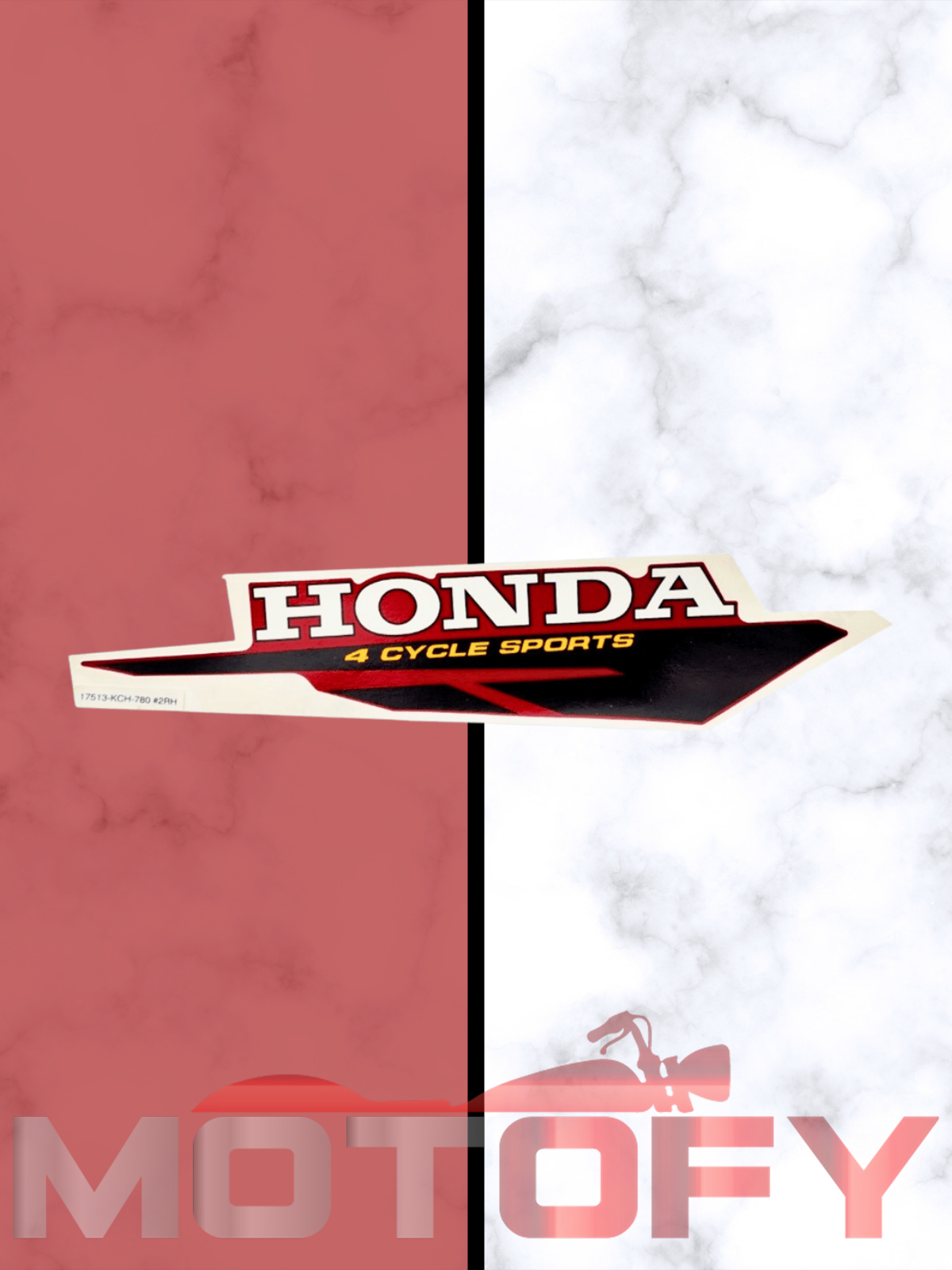 HONDA TİTAN ÇIKARTMA DEPO SAĞ SİYAH