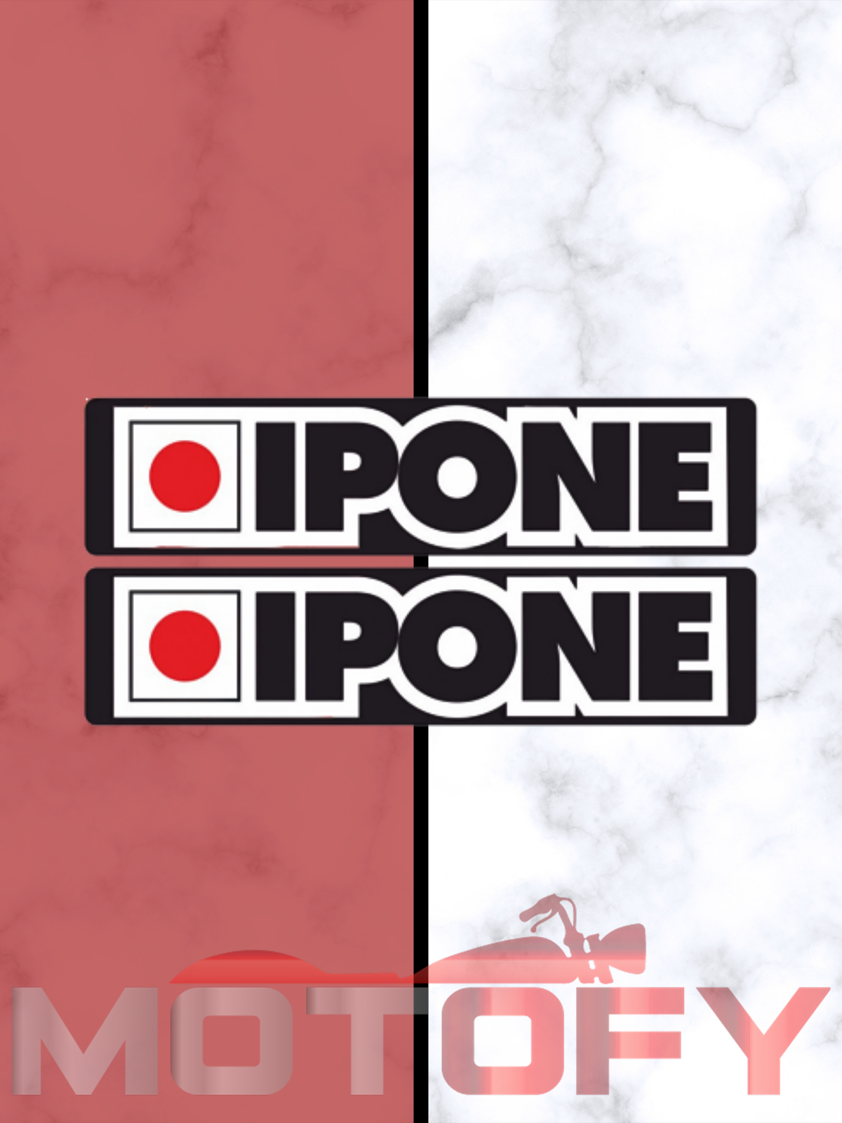 İPONE ETİKET 3.5x15cm 2 ADET SİYAH