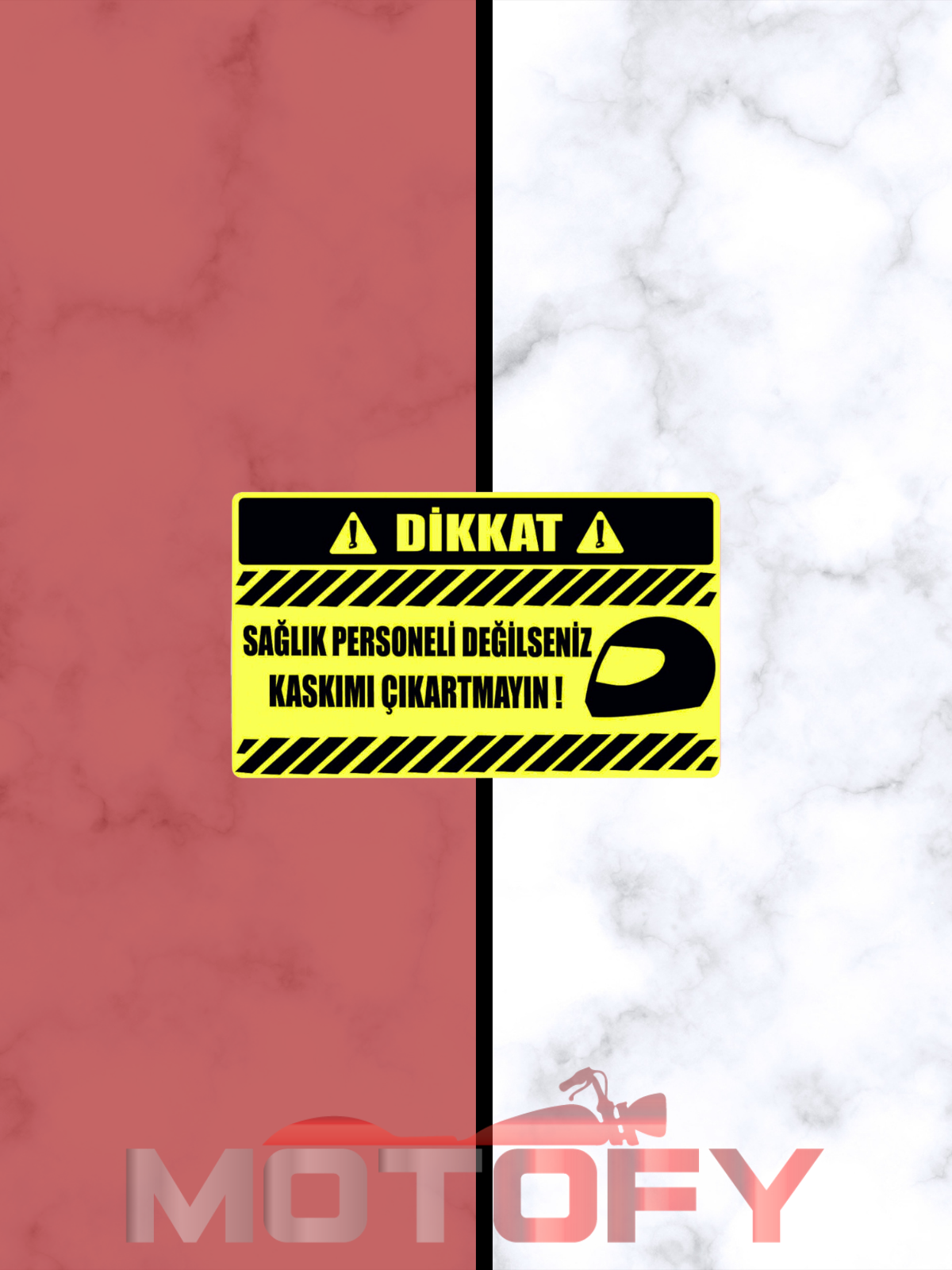 KASKIMI ÇIKARMA ETİKET 8cm STİCKER