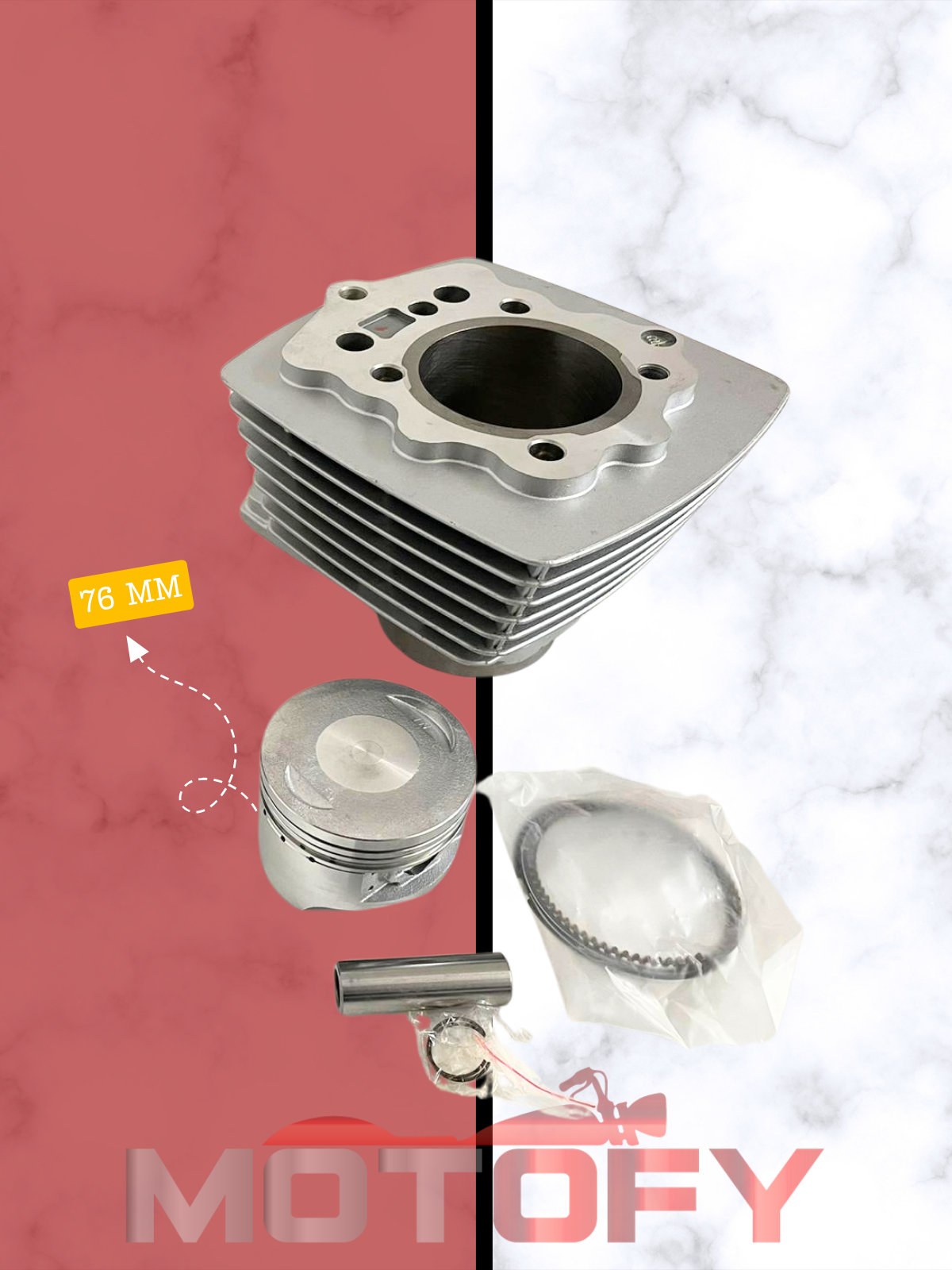 KUBA ÇİTA AGK FALCON CG 250 AİLİNDİR PİSTON SEGMAN VT 76 MM