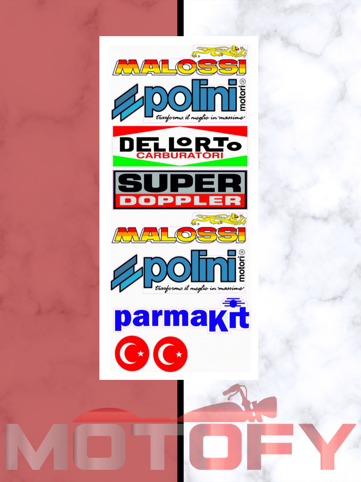 MOPET MARKA ETİKETLERİ SET