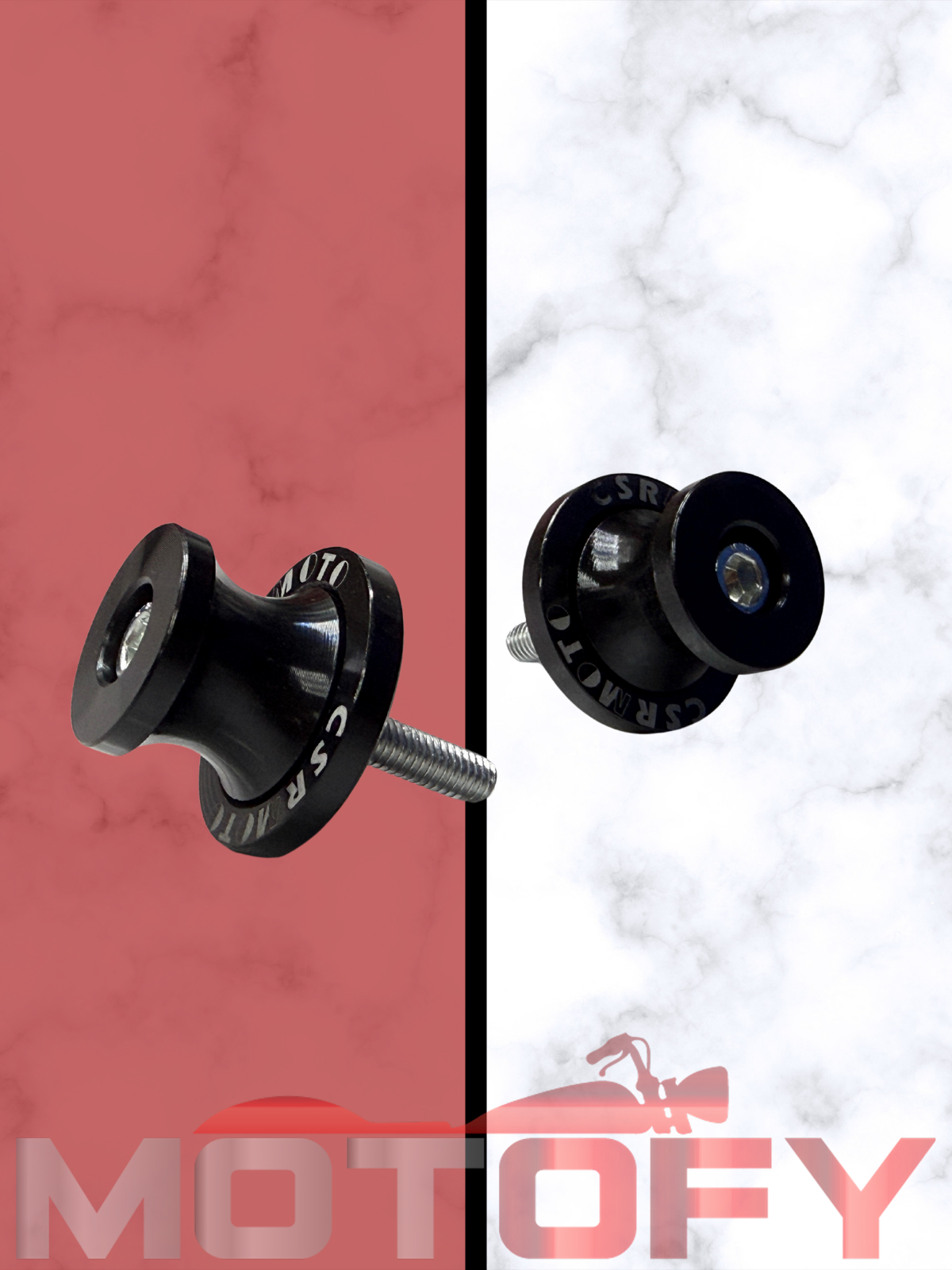 MOTOSİKLET KALDIRMA SEHPASI TAKOZU TAKIMI PADDOCK SİYAH 8MM