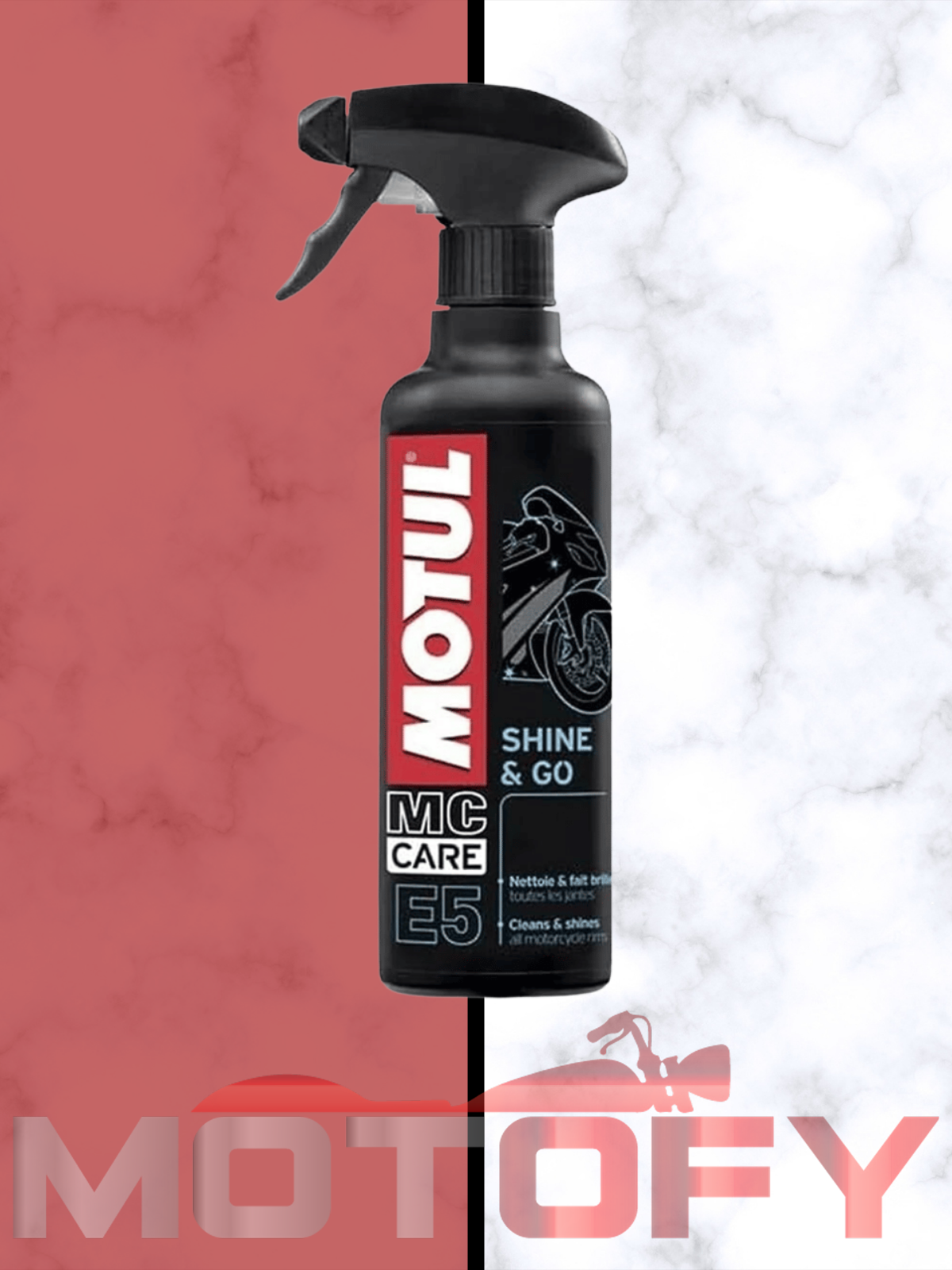 Motul Mc Care E5 Motosiklet Cila Ve Parlatıcı Sprey 400ml