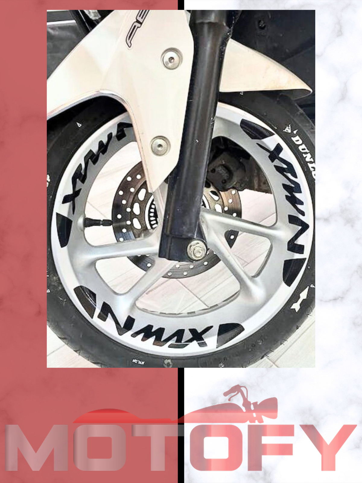 NMAX 125 155 JANT ŞERİDİ SİYAH