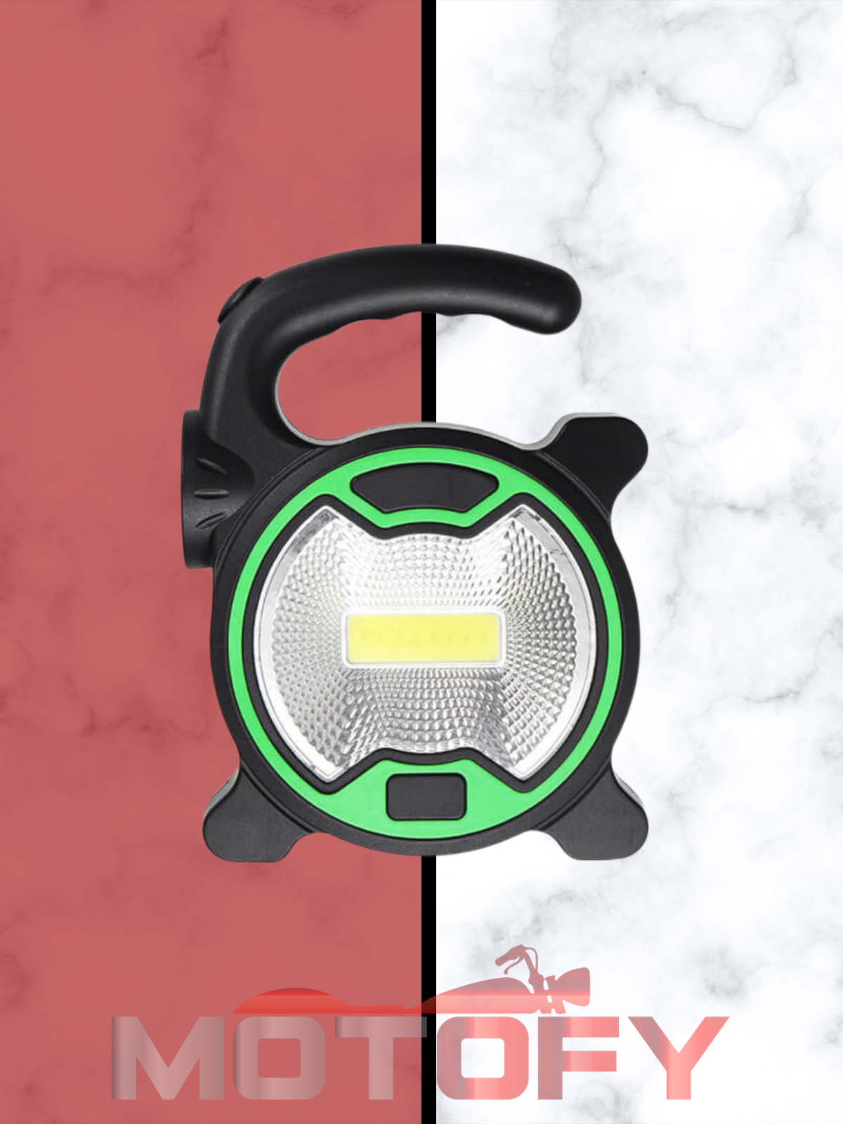 PİLLİ COB LED IŞILDAK + EL FENERİ (PİL DAHİL DEĞİLDİR)