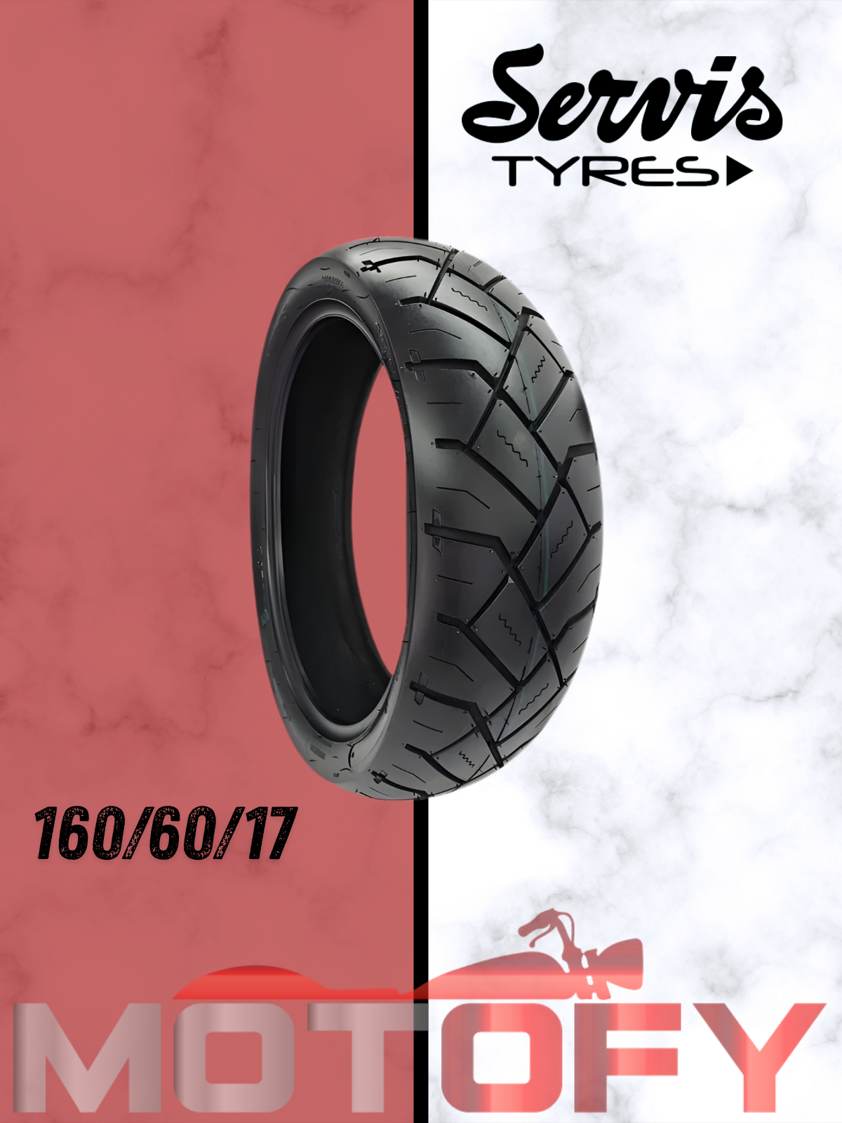 SERVİS TYRES 160/60-17 6 KAT DOLPHIN MOTOSİKLET LASTİĞİ