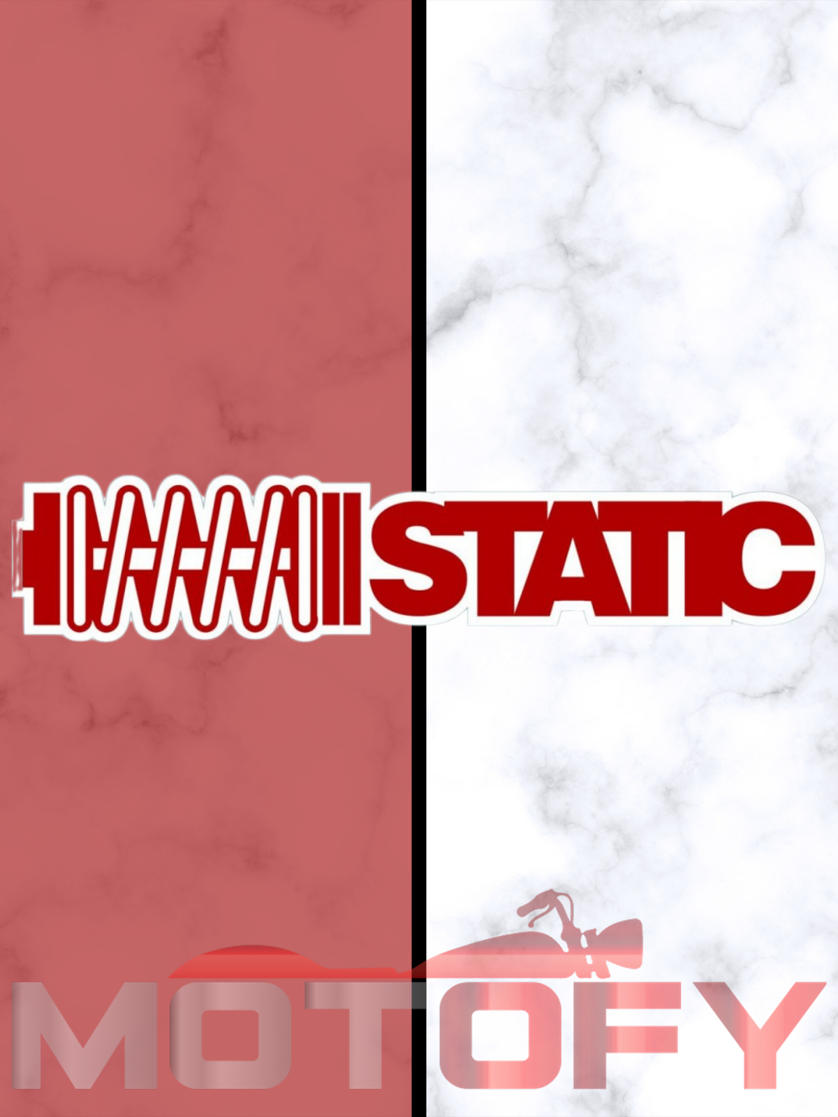 STATİC STİCKER 20x5cm KIRMIZI STİCKER - ETİKET