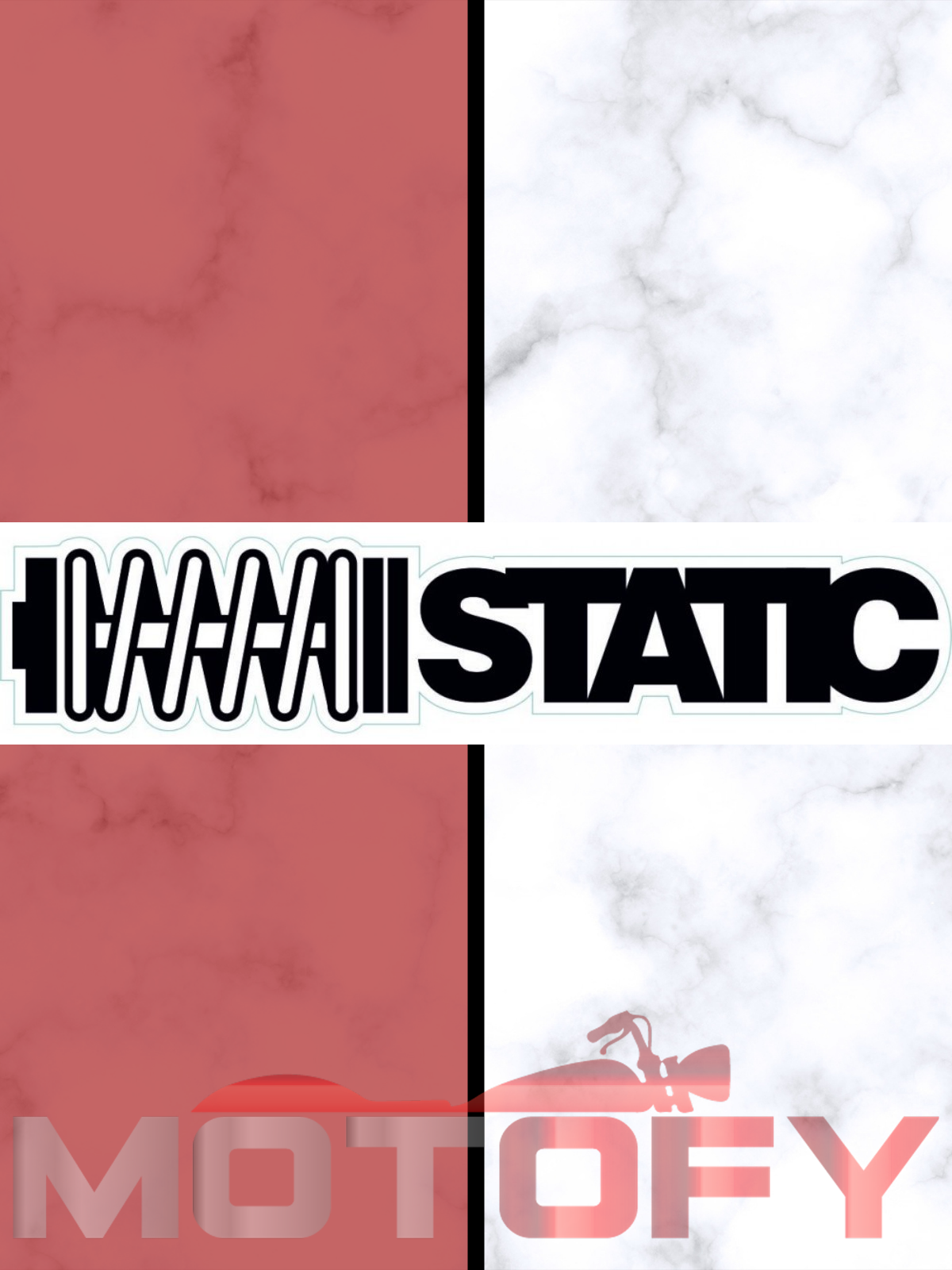 STATİC STİCKER 20x5cm SİYAH STİCKER - ETİKET