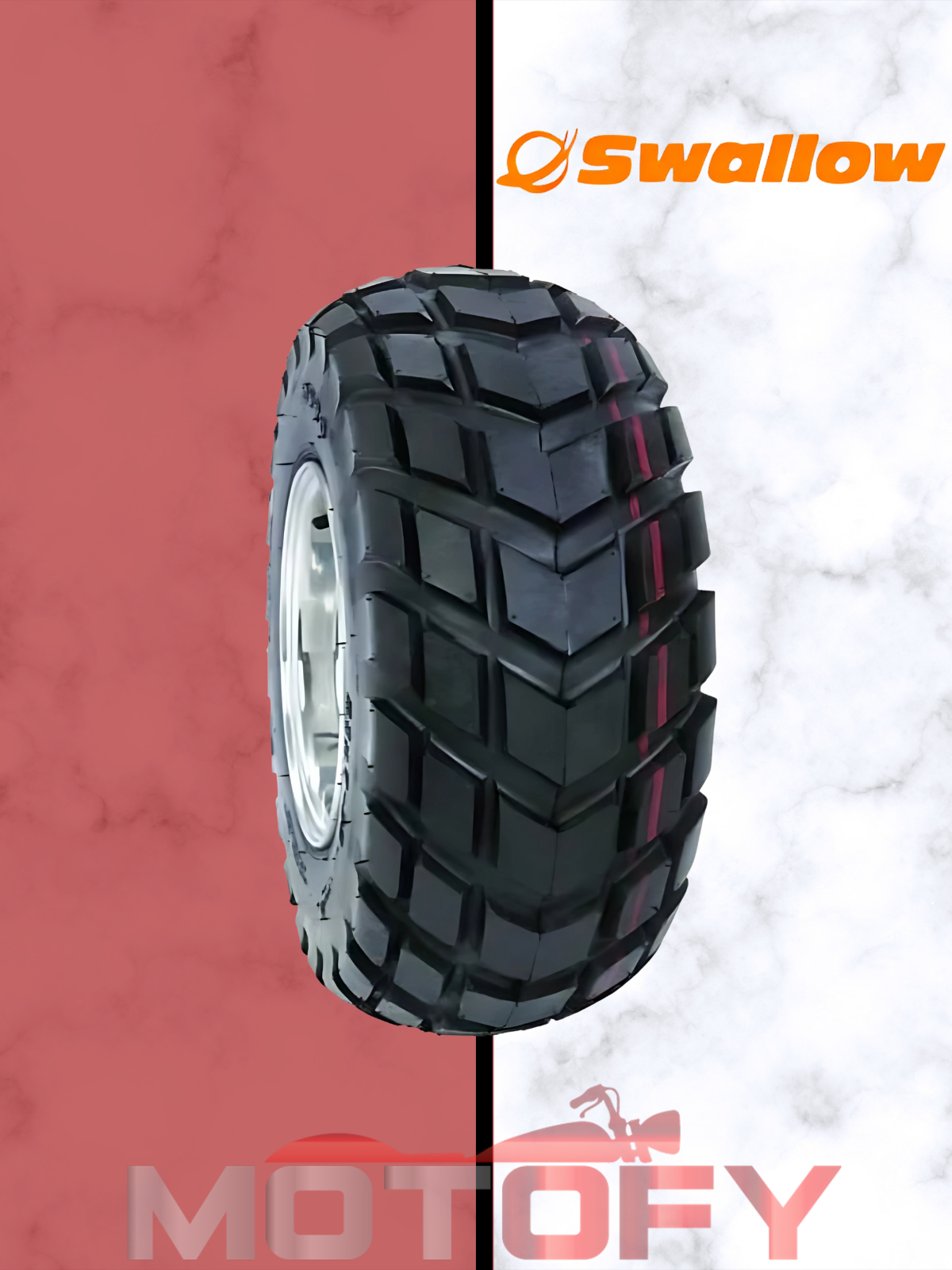 SWALLOW 22X7-10 4 KAT YOL TİPİ ATV LASTİK - KORE - DESEN KOD 619