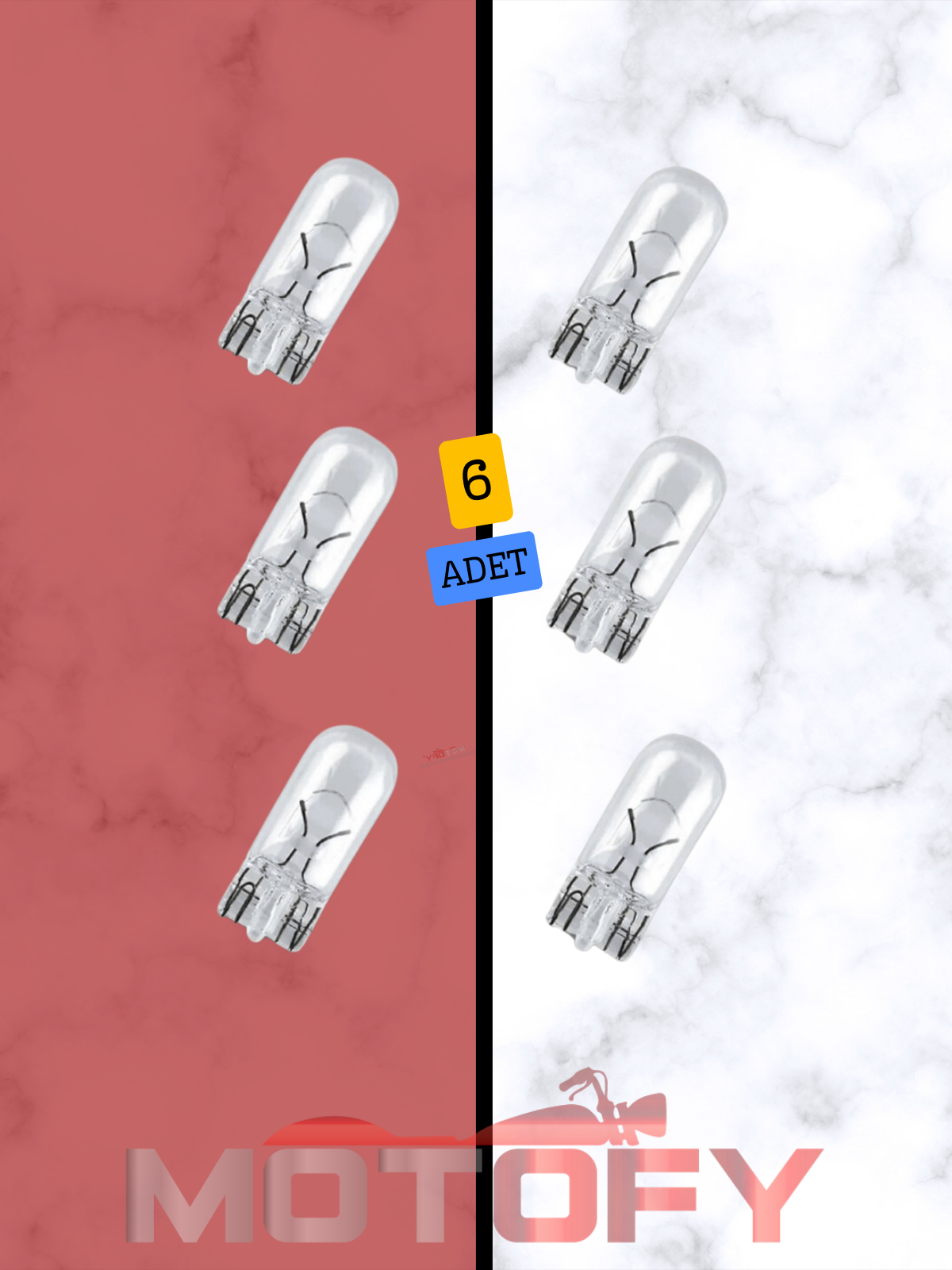 T10 PARK AMPÜLÜ 5W 6 ADET