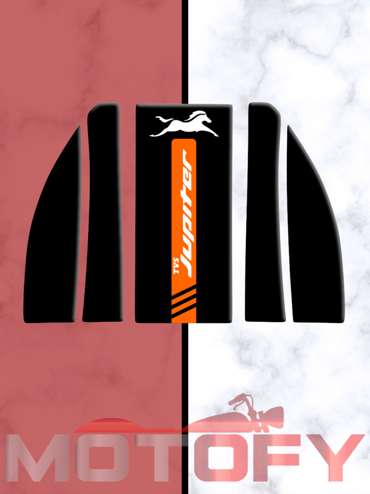 TVS JÜPİTER UYUMLU TANK PAD TURUNCU