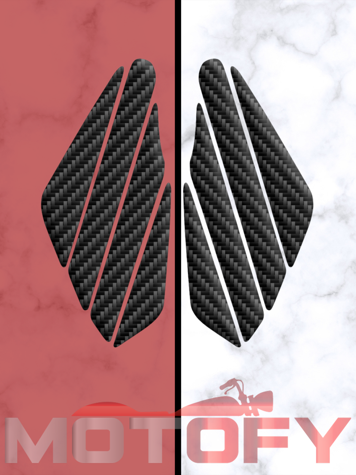 UNIVERSAL DEPO YAN PAD BASKILI PARÇALI KARBON