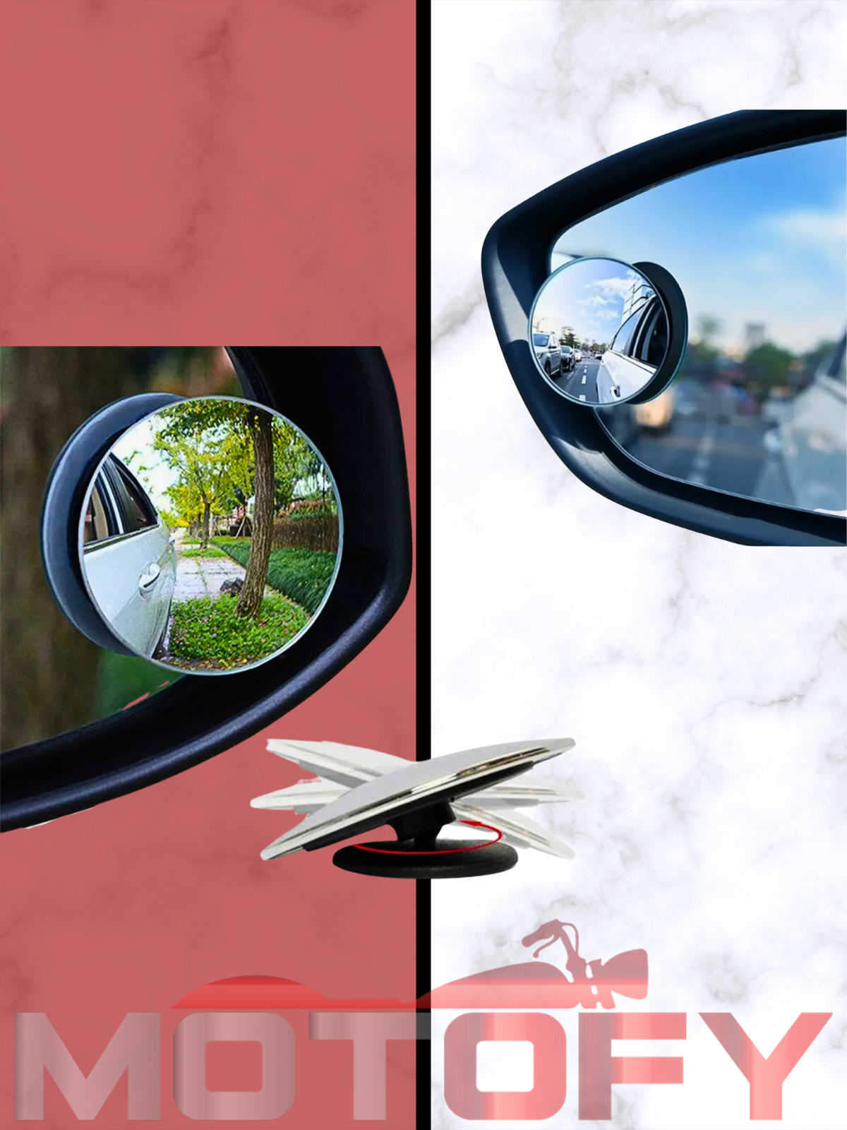 UNİVERSAL MOTOSİKLET OTOMOBİL DİKİZ AYNASI İÇİN KÖR NOKTA AYNASI