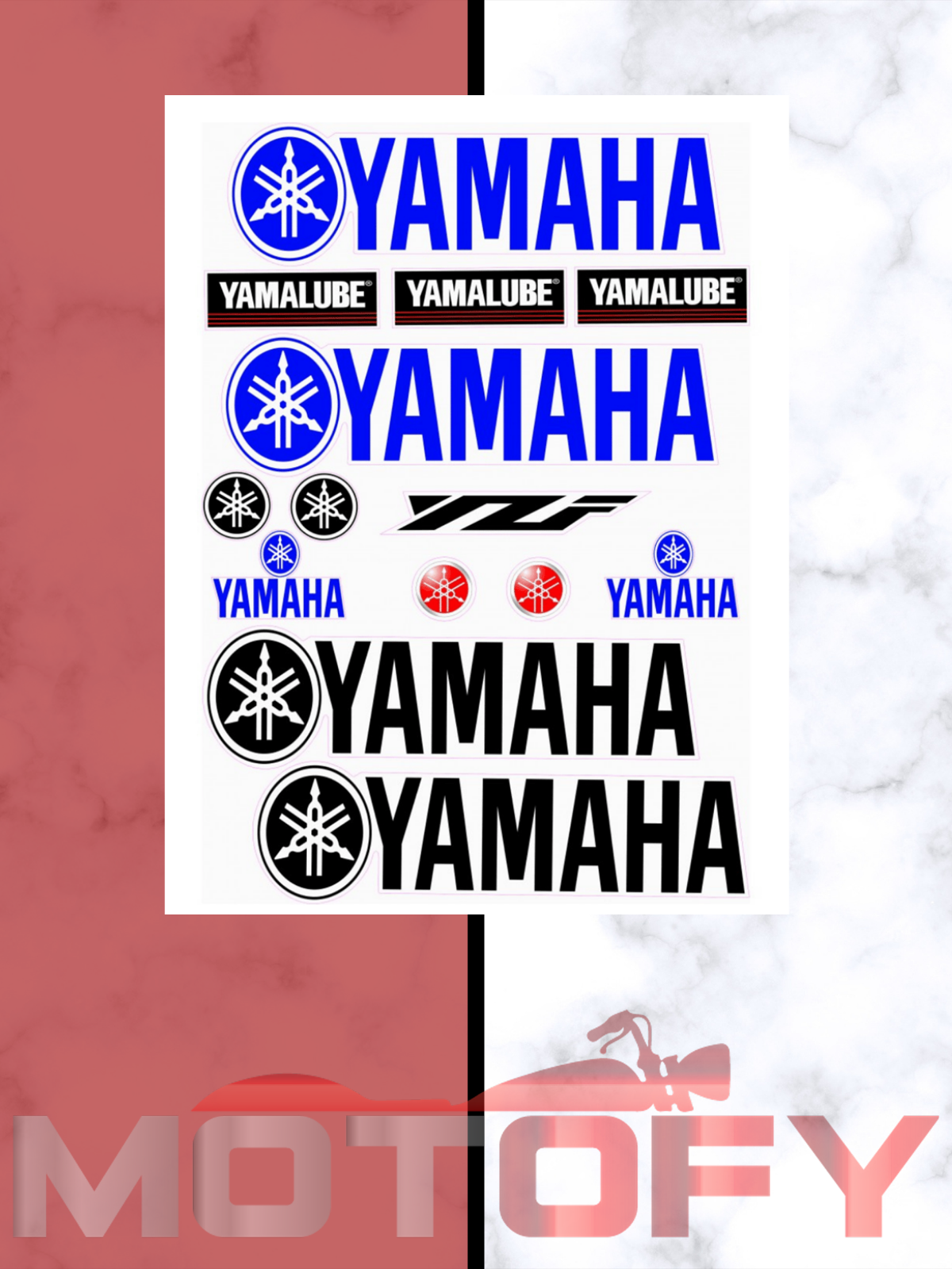 YAMAHA A4 STİCKER M-1 - ETİKET