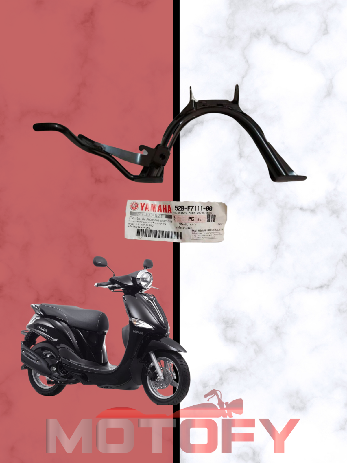 YAMAHA DELİGHT 115 ALT ORTA SEHPA ORİJİNAL - 52B-F7111-00