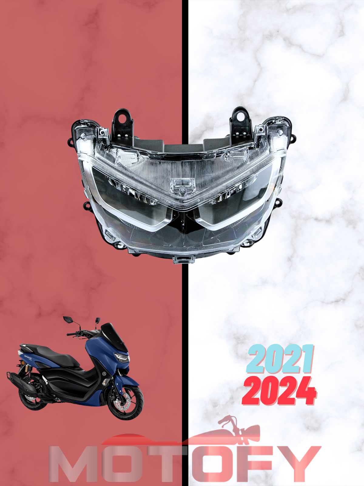 YAMAHA NMAX 125 - 155 2021 2024 FAR OEM E BELGELİ