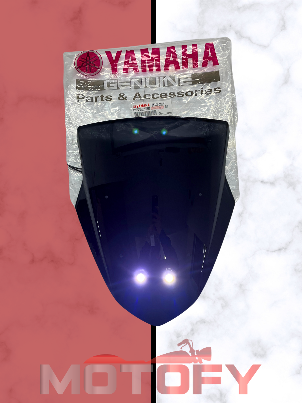 YAMAHA NMAX 125-155 GÜNDÜZ LEDLİ ÖZELLİKLİ ÖN SİPERLİK CAMI ORİJİNAL - 2DS-F61AA-00 -