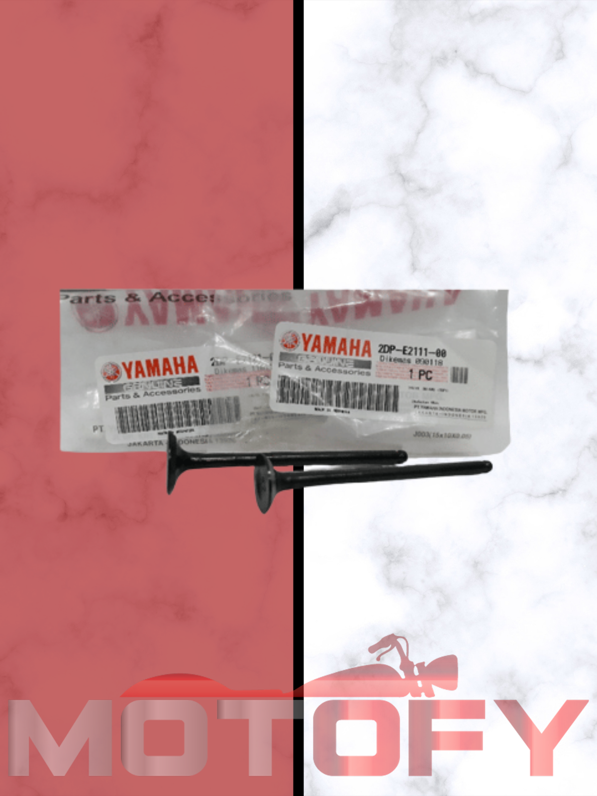 YAMAHA NMAX 125-155 SUBAP TAKIMI (2ADET EMME-2ADET EGZOZ) ORİJİNAL -2DP-E2111-00/2DP-E2121-00-