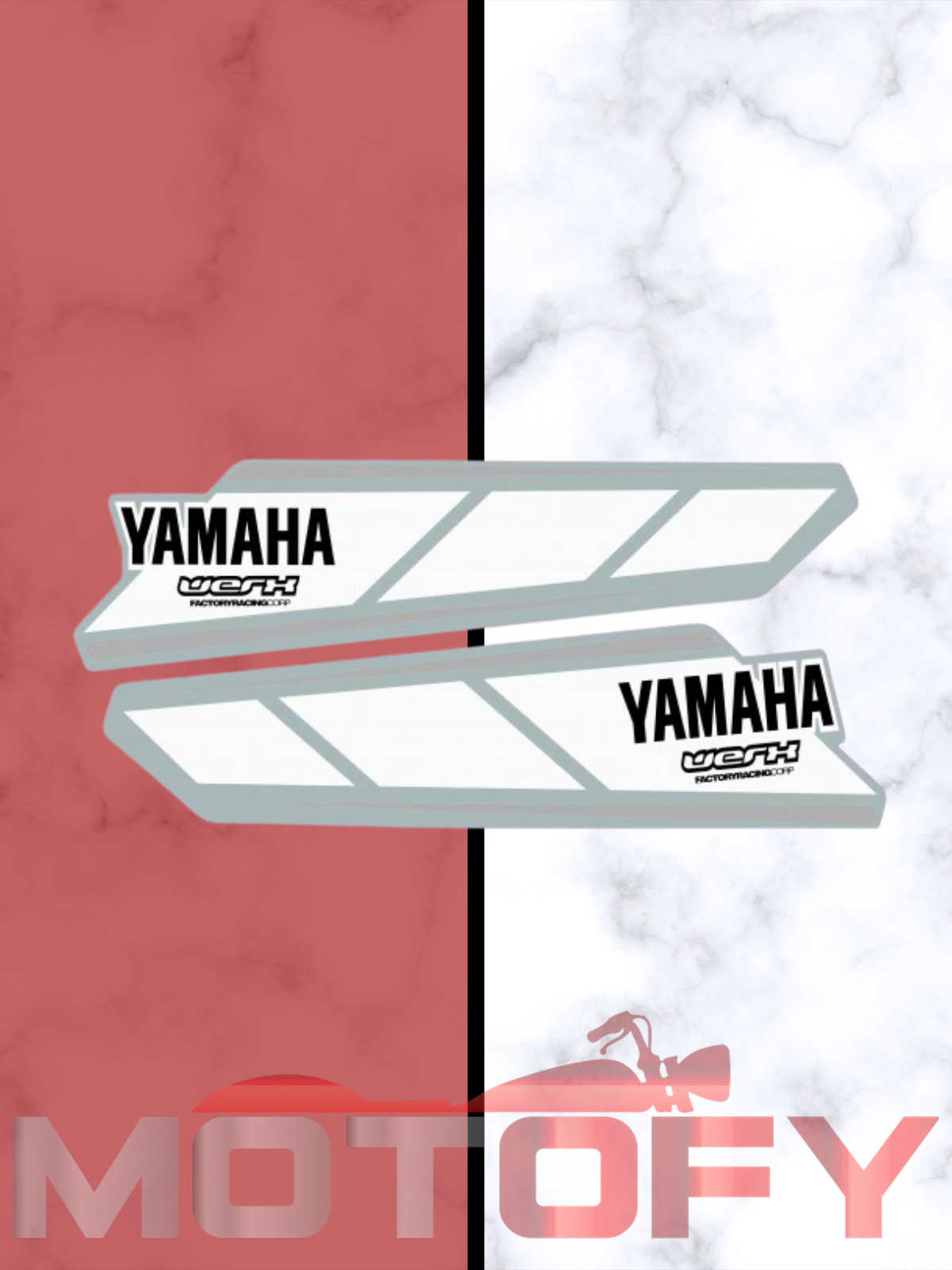 YAMAHA R25 KUYRUK STİCKER YENİ MODEL GRİ