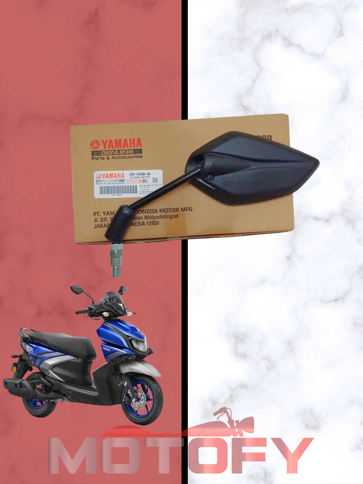 YAMAHA RayZR AYNA SOL ORİJİNAL -2DP-F6280-00-