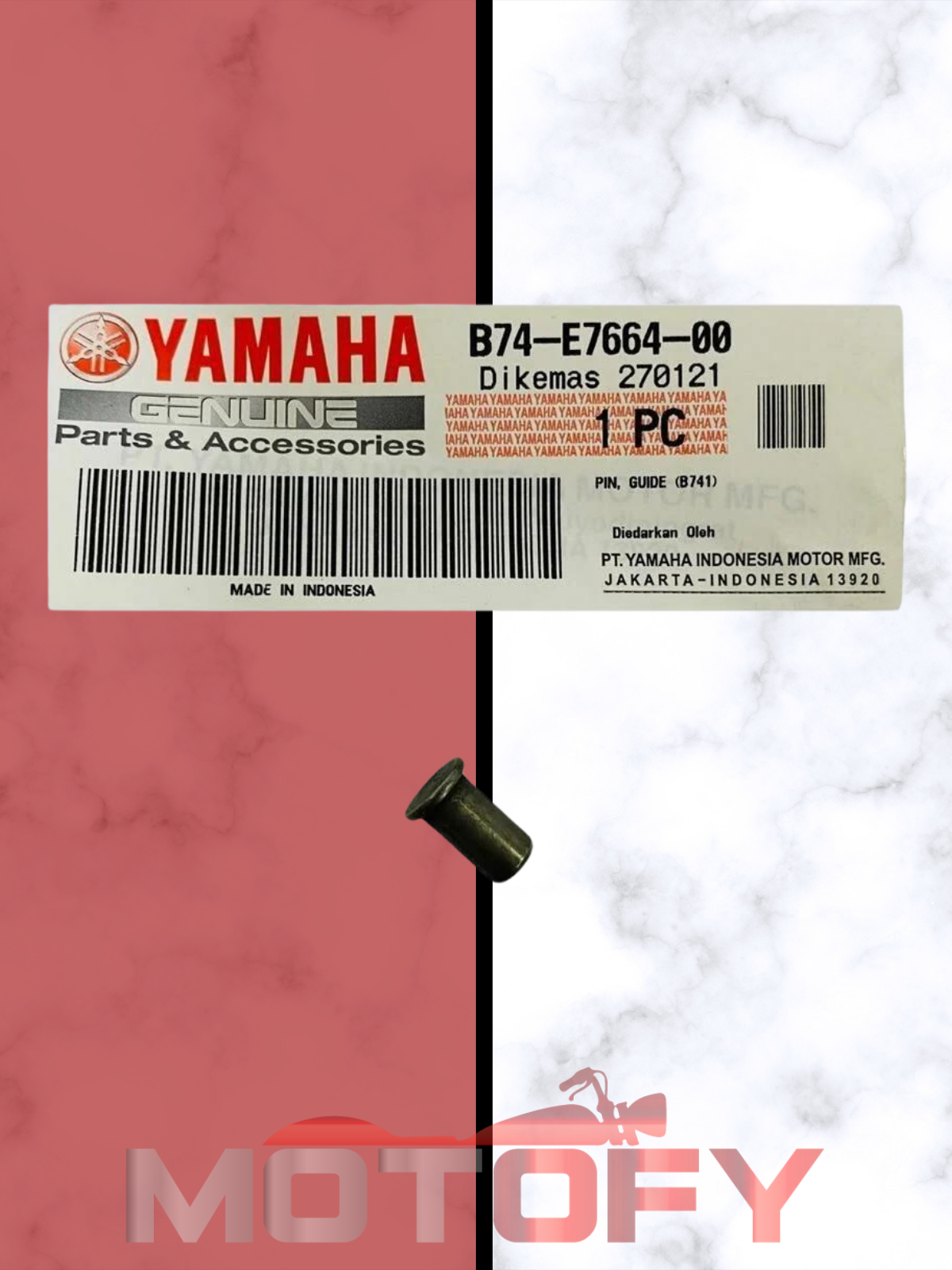 YAMAHA X-MAX 250 2018-2020 KAYAR PİM ORİJİNAL - B74-E7664-00