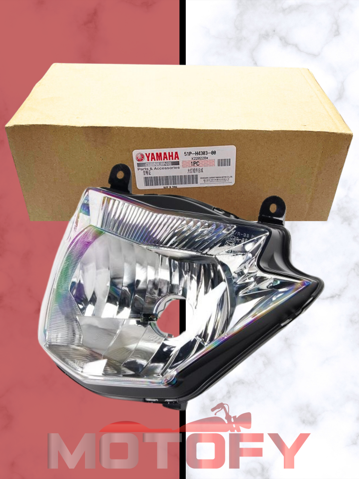 YAMAHA YBR 125 ESD (K) FAR ORİJİNAL - 51P-H4303-00