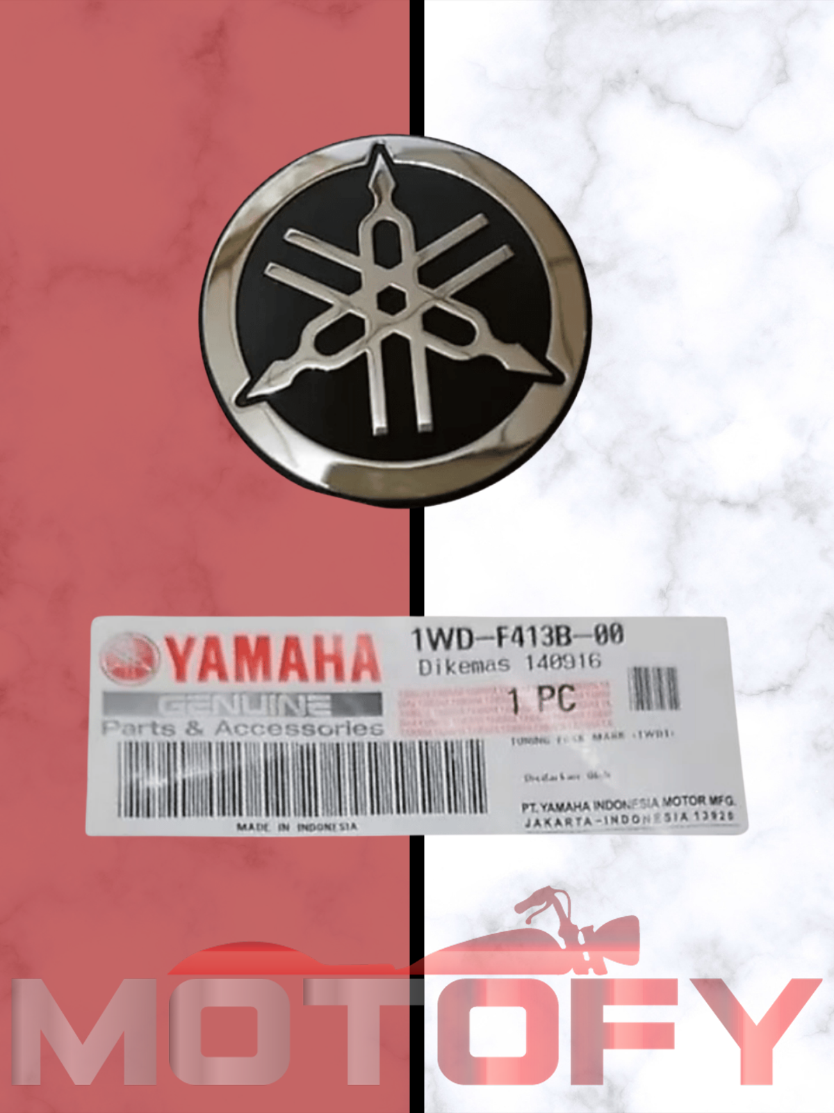YAMAHA YZF R25 AMBLEM YAKIT DEPOSU ORİJİNAL - 1WD-F413B-00