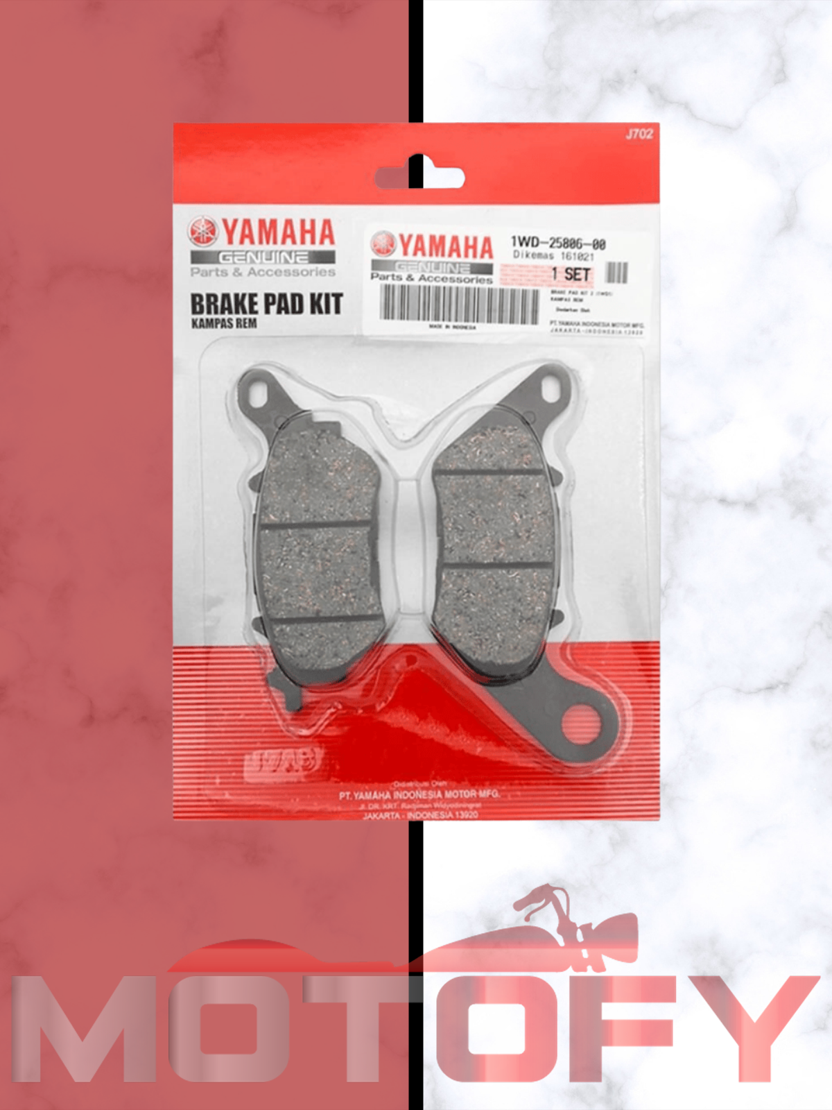 YAMAHA YZF R25 FREN BALATASI ARKA DİSK ORİJİNAL - 1WD-25805-00