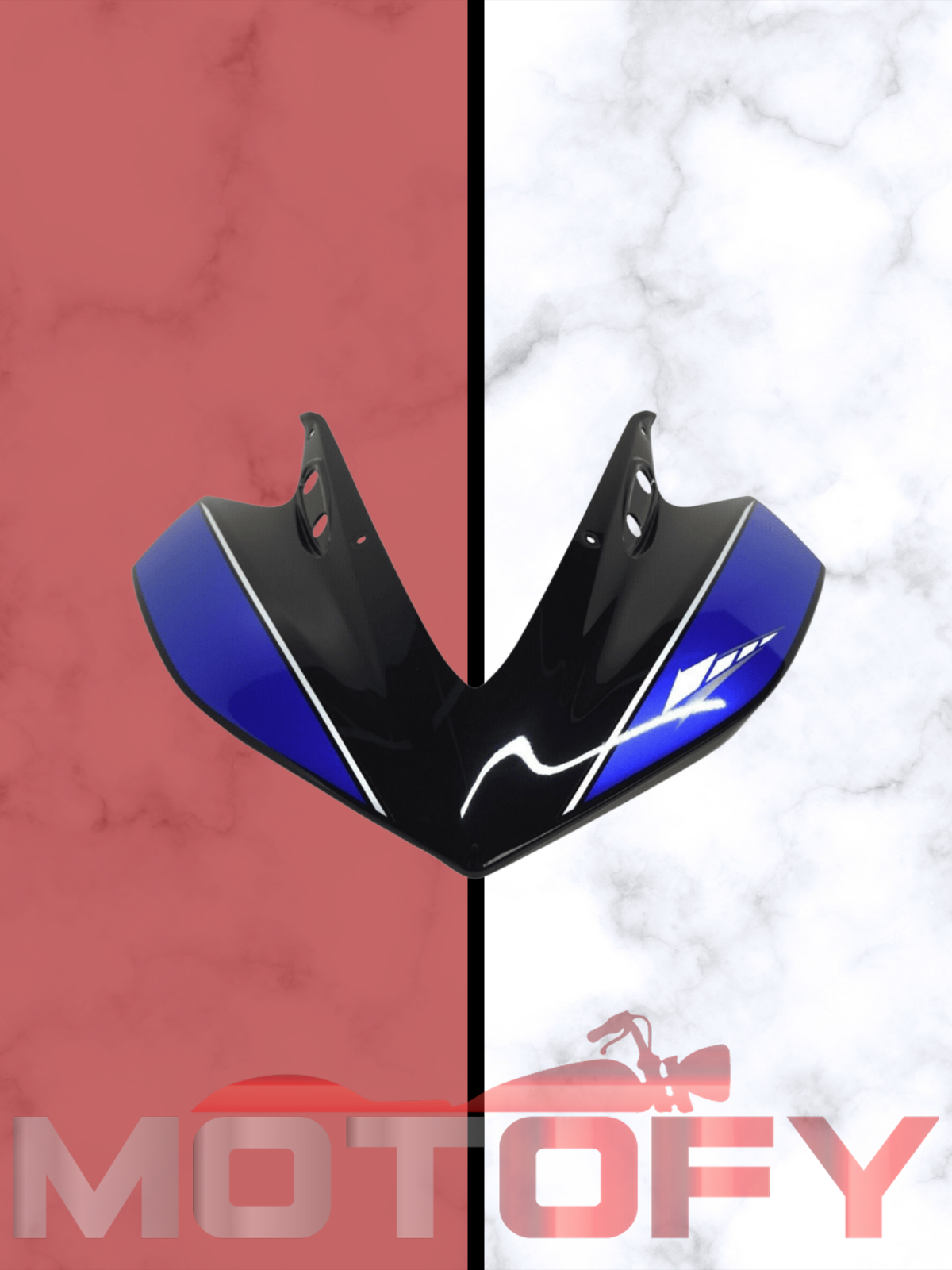 YAMAHA YZF R25 KAFA GRENAJI MAVİ ORİJİNAL - 1WD-XF83F-30-P0