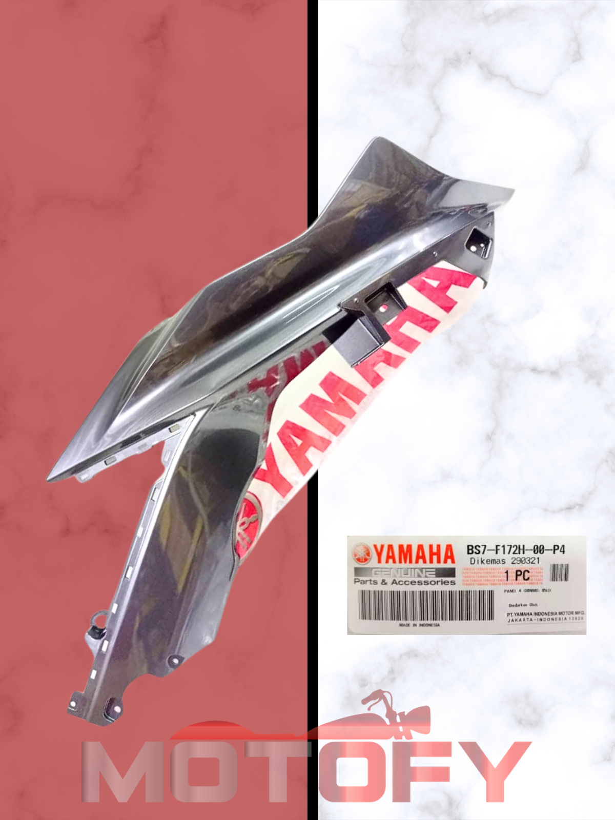 YAMAHA YZF R25 PANEL 4 FÜME 2019 ORİJİNAL - BS7-F172H-00-P4