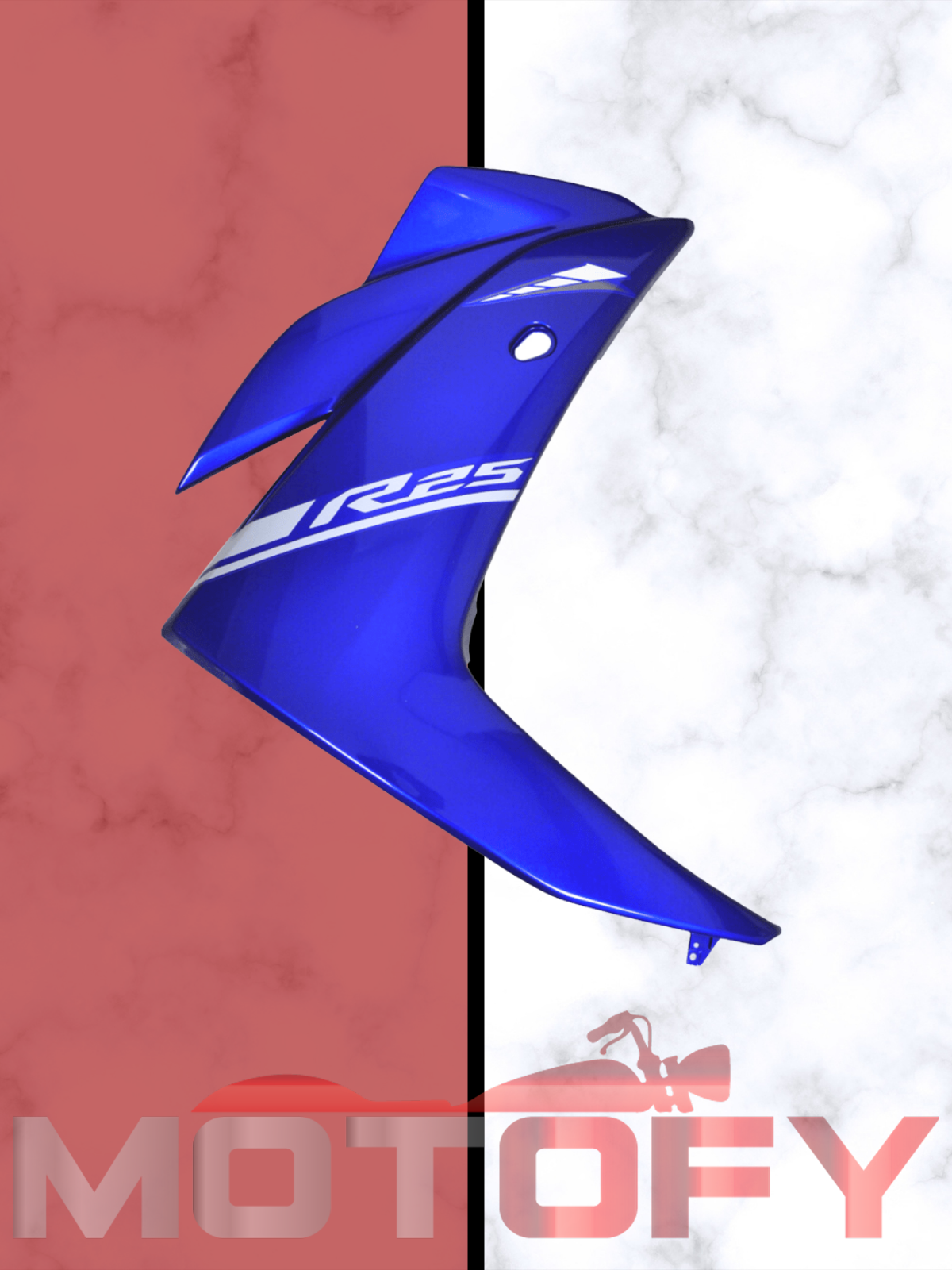 YAMAHA YZF R25 YAN GRENAJ SAĞ MAVİ (2017) ORİJİNAL - 1WD-XF83M-40-P3 