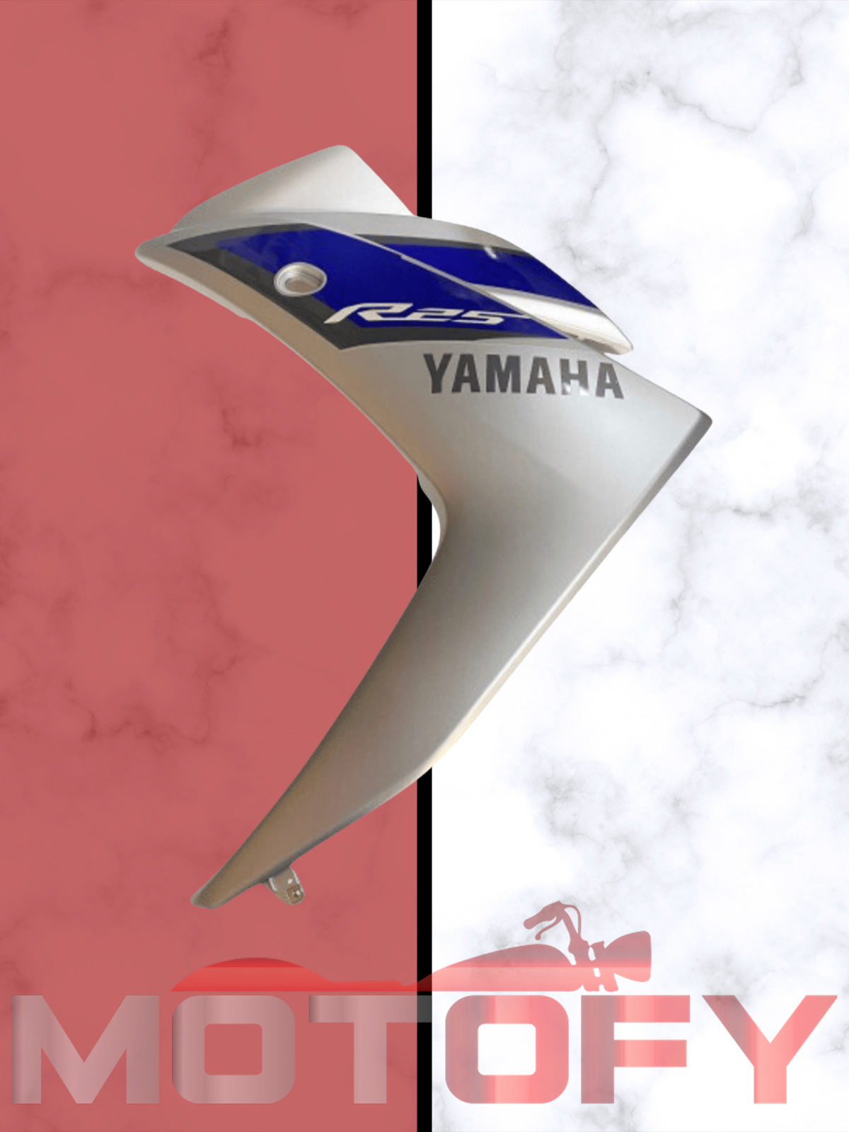 YAMAHA YZF R25 YAN GRENAJ SOL MAVİ E/M(2015) ORİJİNAL - 1WD-XF83L-20-P1 