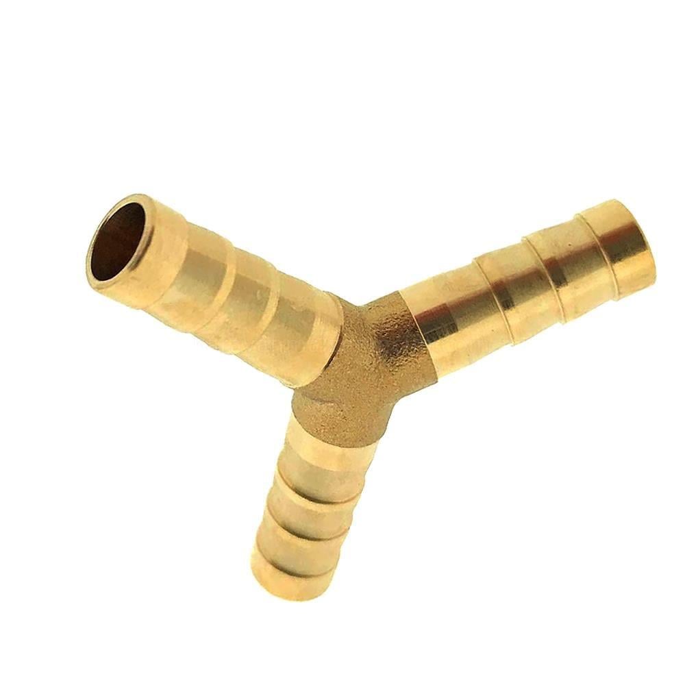 Sarı Üçlü Hortum Y Bağlantısı Rekoru 10mm