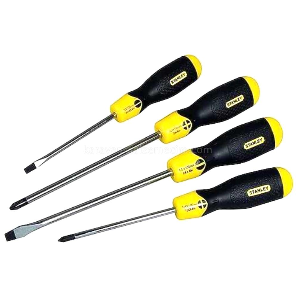 Stanley Tornavida Seti 4 Parçalı Cushion Grip