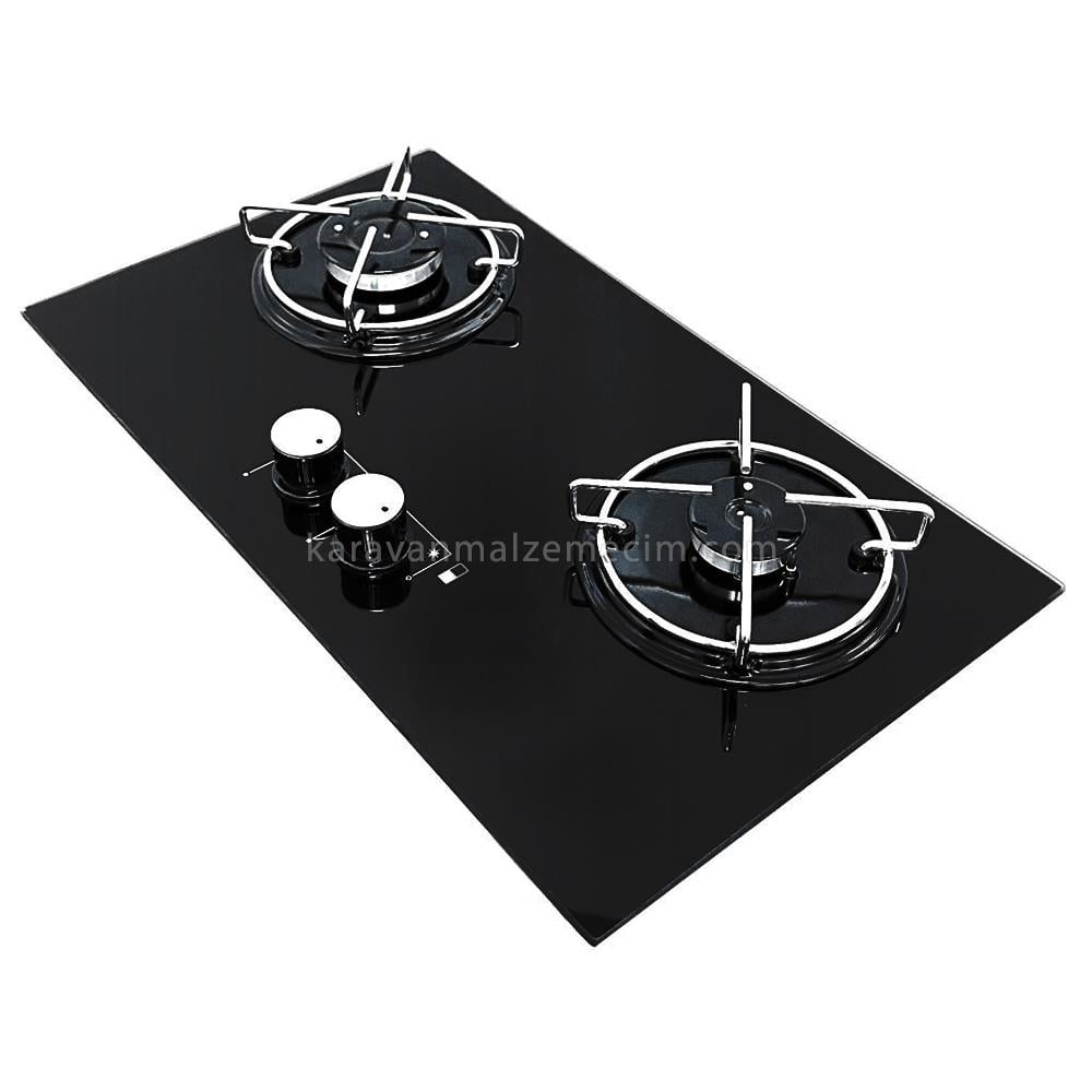 Univercal B3051TF İki Gözlü Ayrık Cam Ocak - Gaz Emniyetli