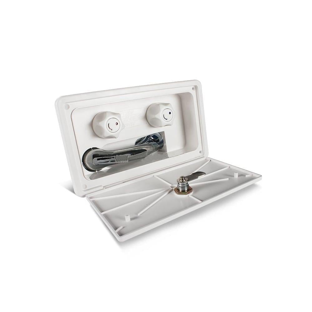 TYT Dış Duş Seti Kilitli Anahtarlı Kilitli Sıcak / Soğuk - Beyaz