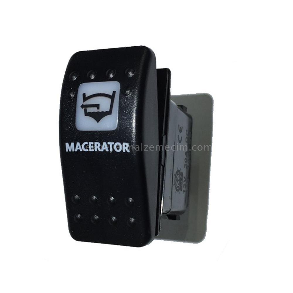 BFY Switch On Off Buton - Maceratör - 12v/24v - Tekne Yat Aksesuarları, Tekne Yat MalzemeleriSwitch Panel ve SigortalarBFYBFY Switch On Off Buton - Maceratör - 12v/24v