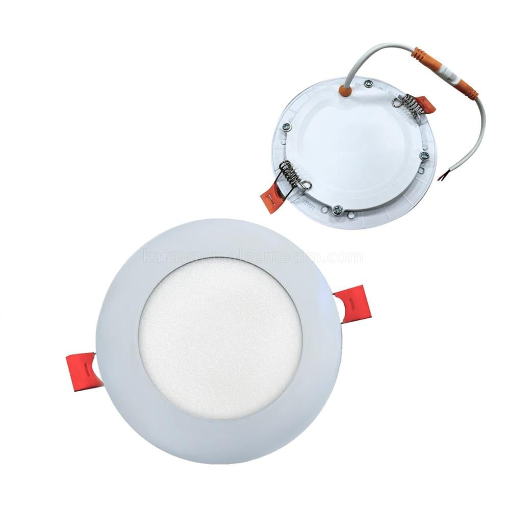Tavan Led Spot 12v 6w Beyaz Kasa - Beyaz Işık