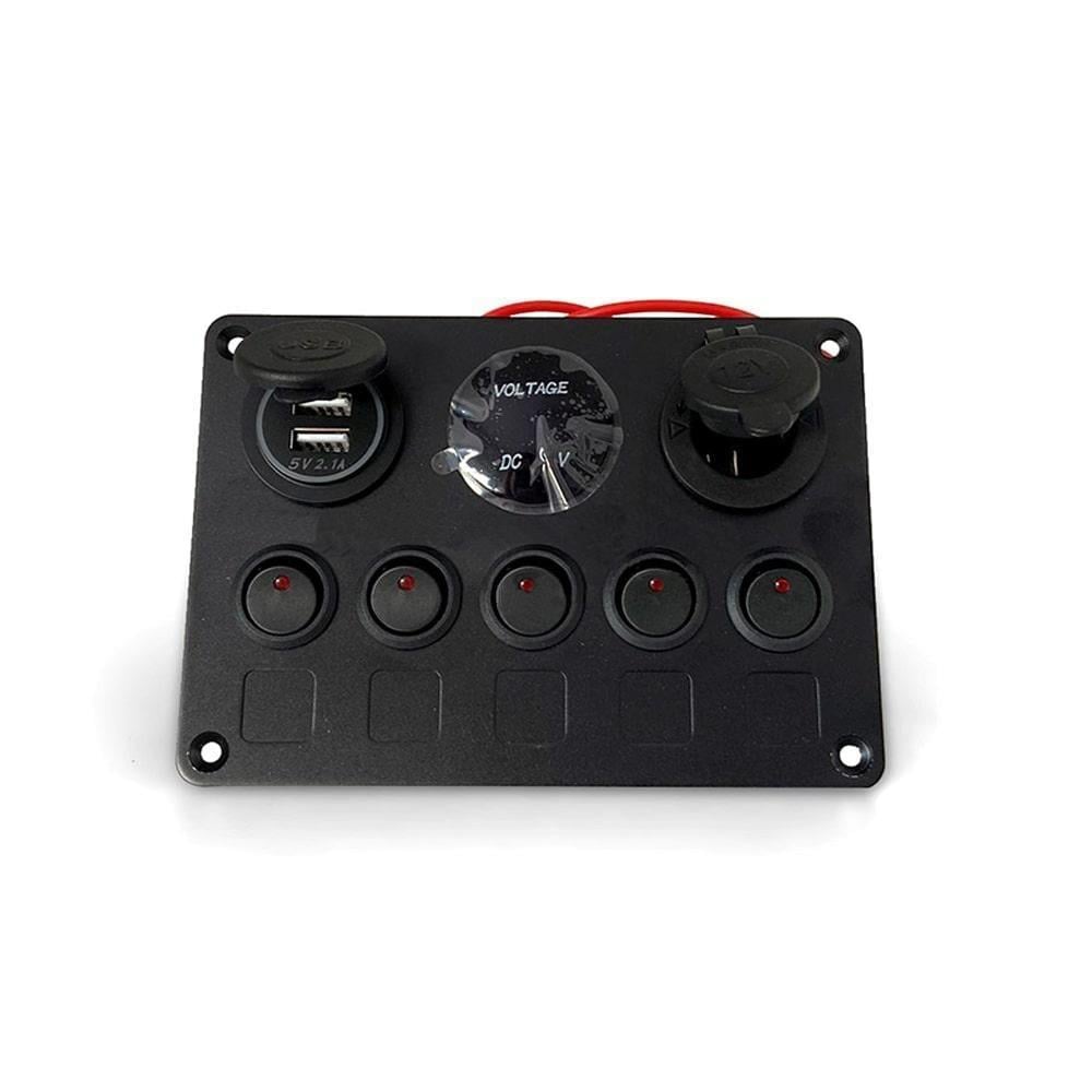 BFY Switch Panel 5'li Kombine Sigorta Paneli