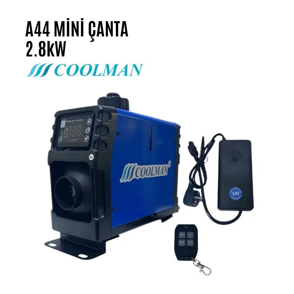 Coolman A44 Mini 2.8kw Çanta Webasto Tipi Isıtıcı 12v-24v-220v - Karavan Malzemeleri, Karavan EkipmanlarıOrtam IsıtıcılarCoolmanCoolman A44 Mini 2.8kw Çanta Webasto Tipi Isıtıcı 12v-24v-220v