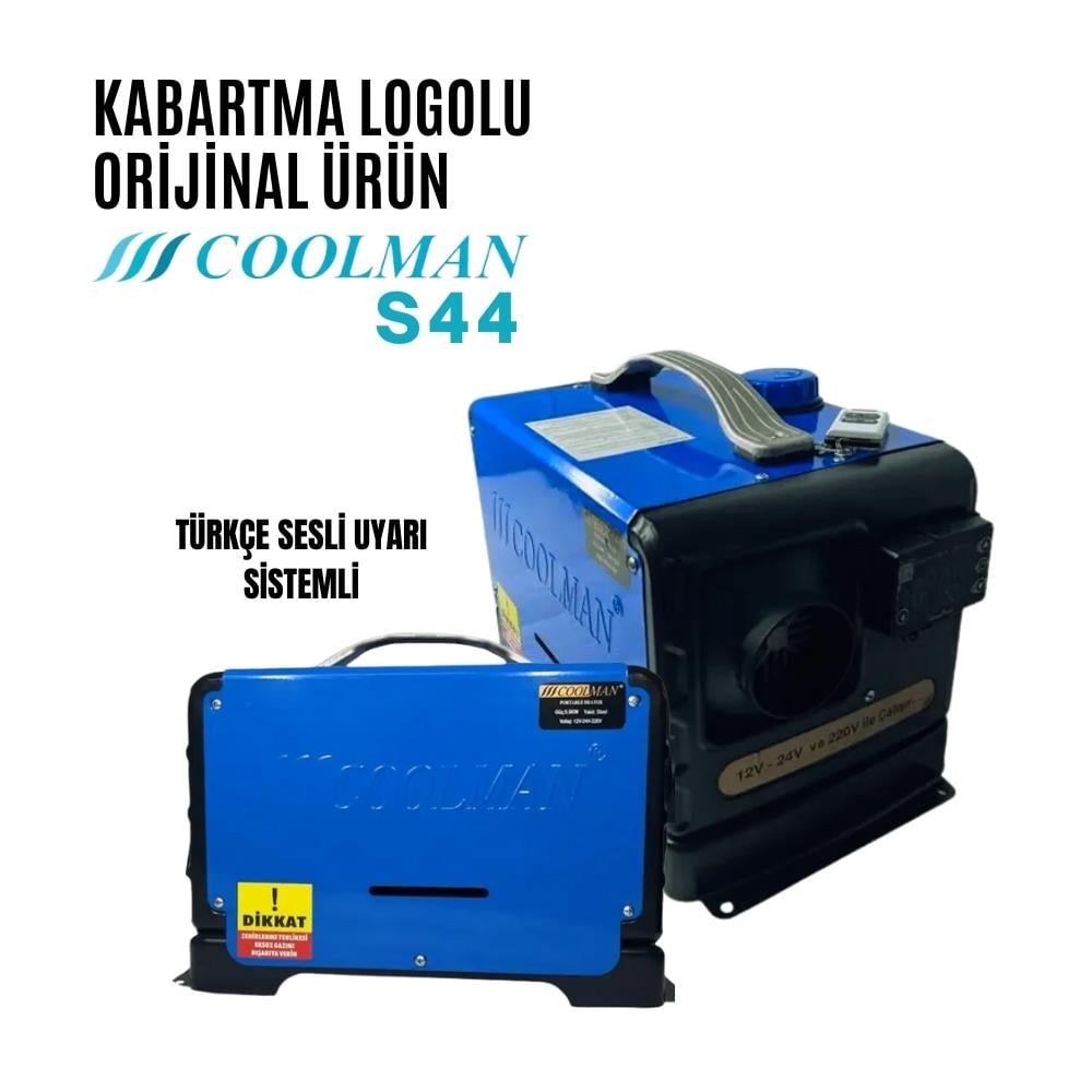 Coolman S44 5kw 12v-24v-220v Taşınabilir Çanta Webasto Tipi Isıtıcı - Karavan Malzemeleri, Karavan EkipmanlarıOrtam IsıtıcılarCoolmanCoolman S44 5kw 12v-24v-220v Taşınabilir Çanta Webasto Tipi Isıtıcı